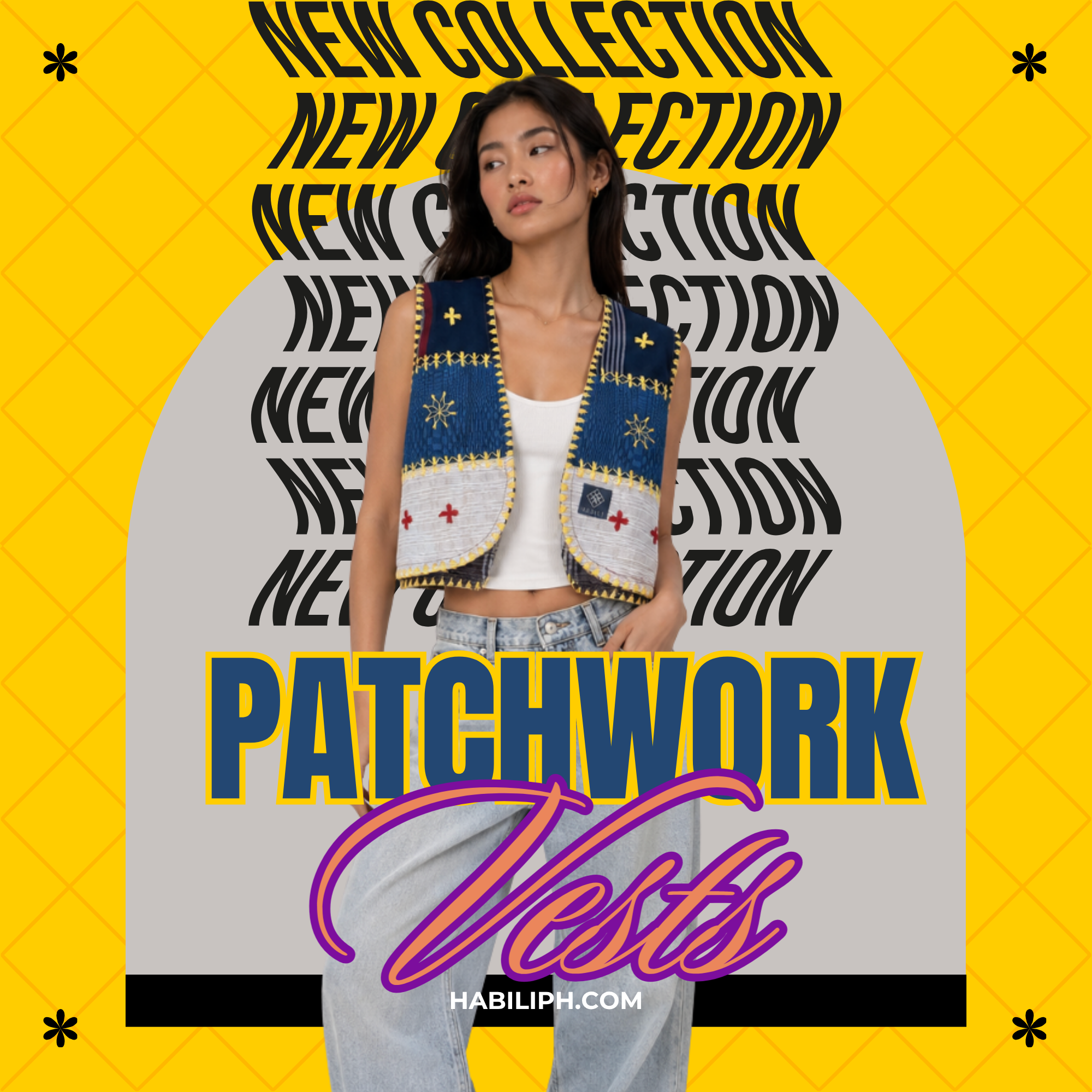 Patchwork Vests