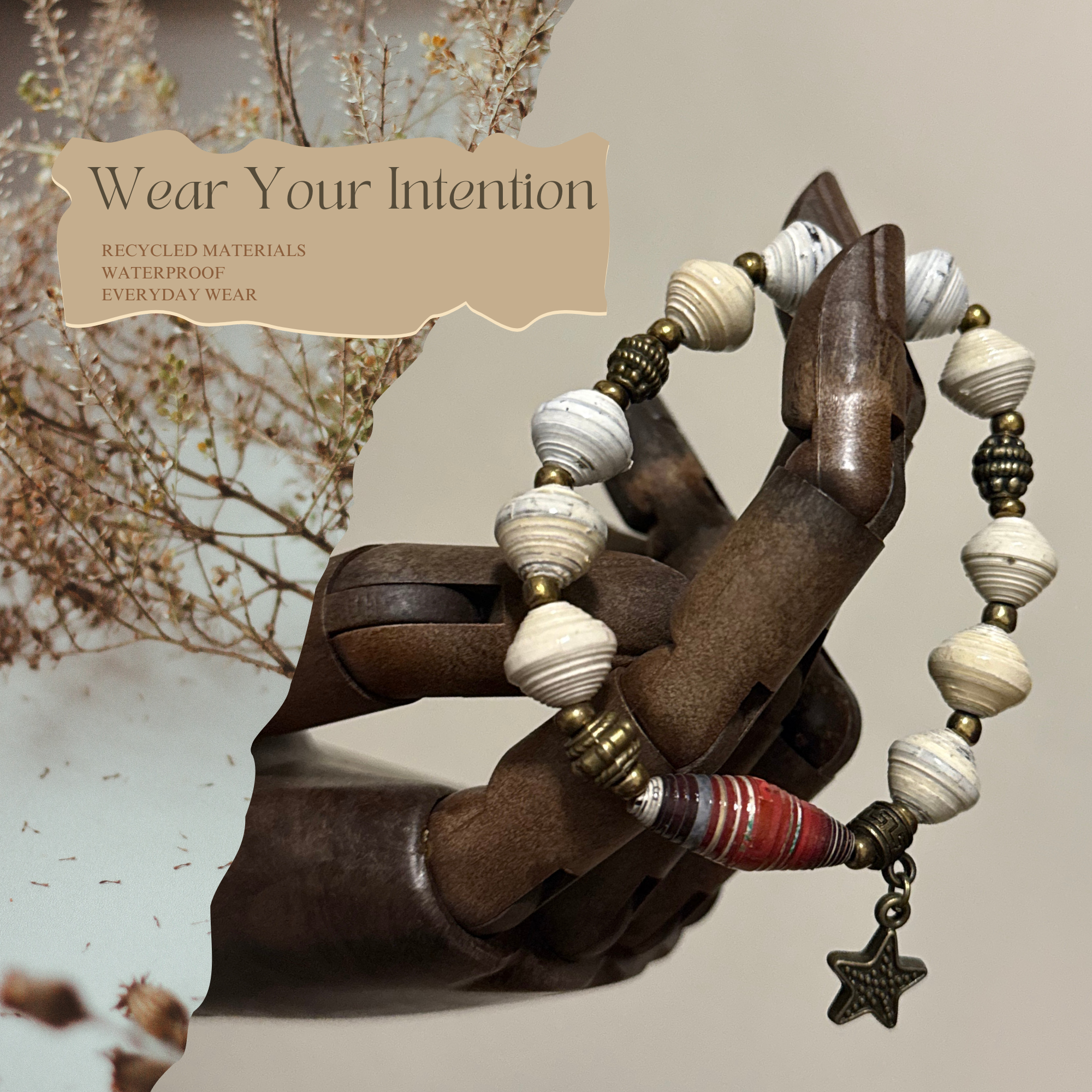 Recycled Paper Bracelet