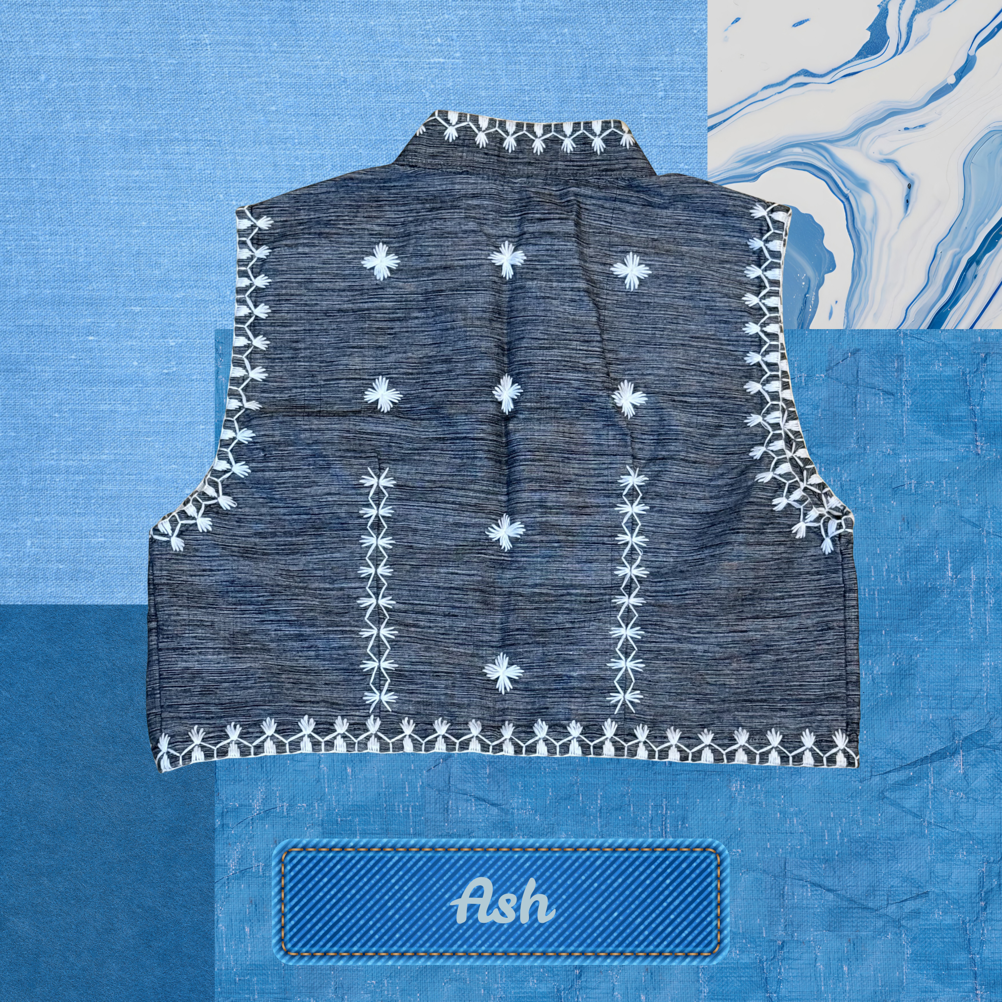 Hinabi Vest - Ash