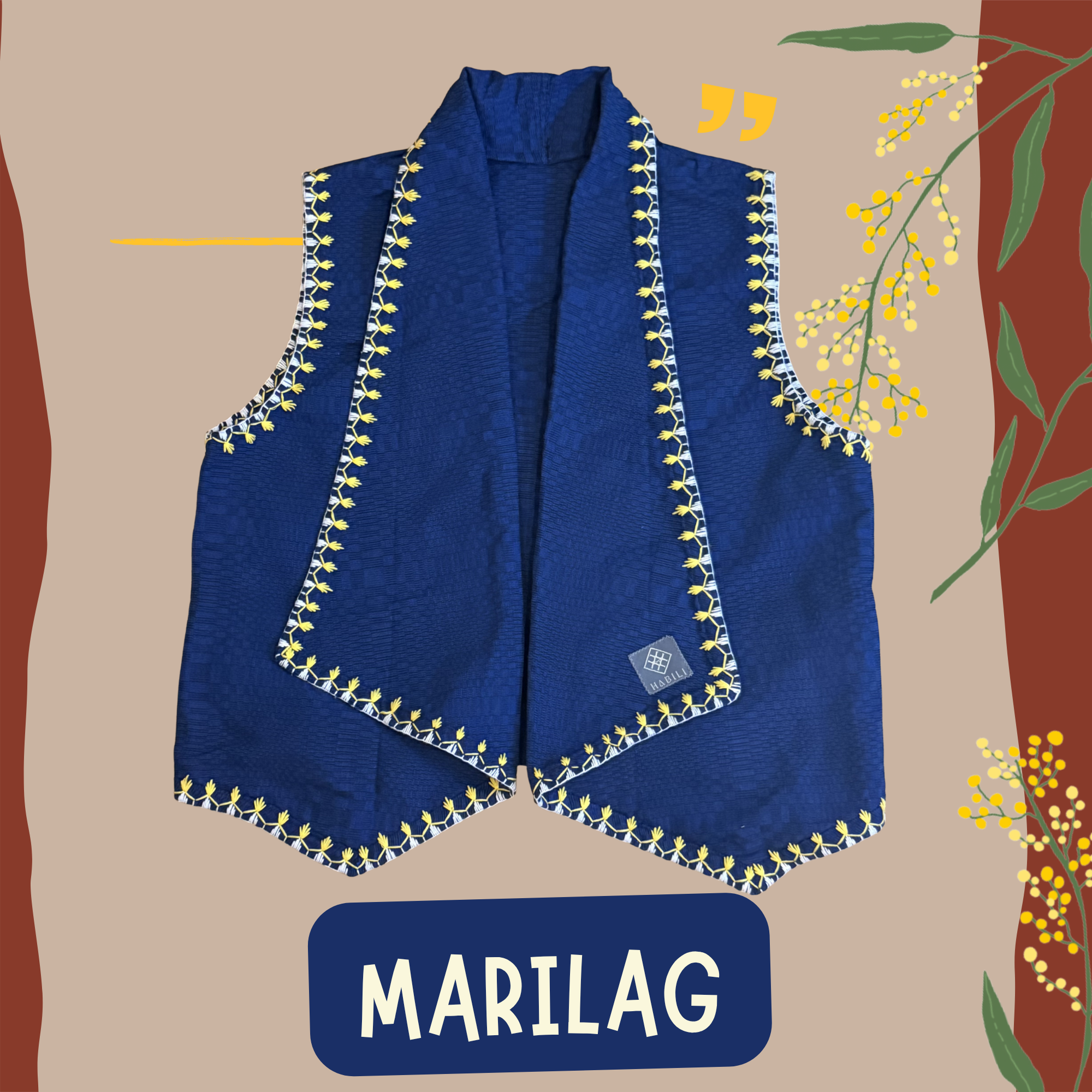 Hinabi Waterfall Vest - Marilag