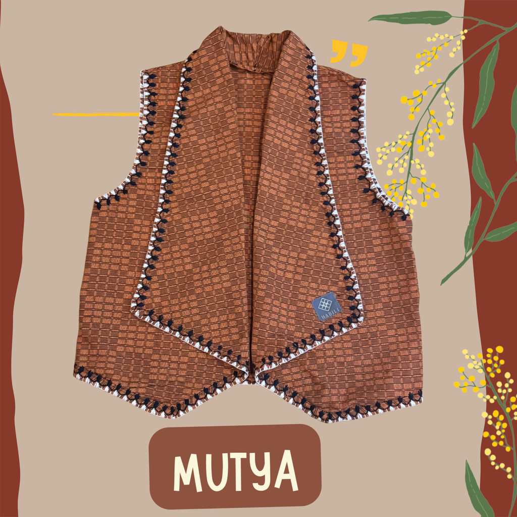 Hinabi Waterfall Vest - Mutya