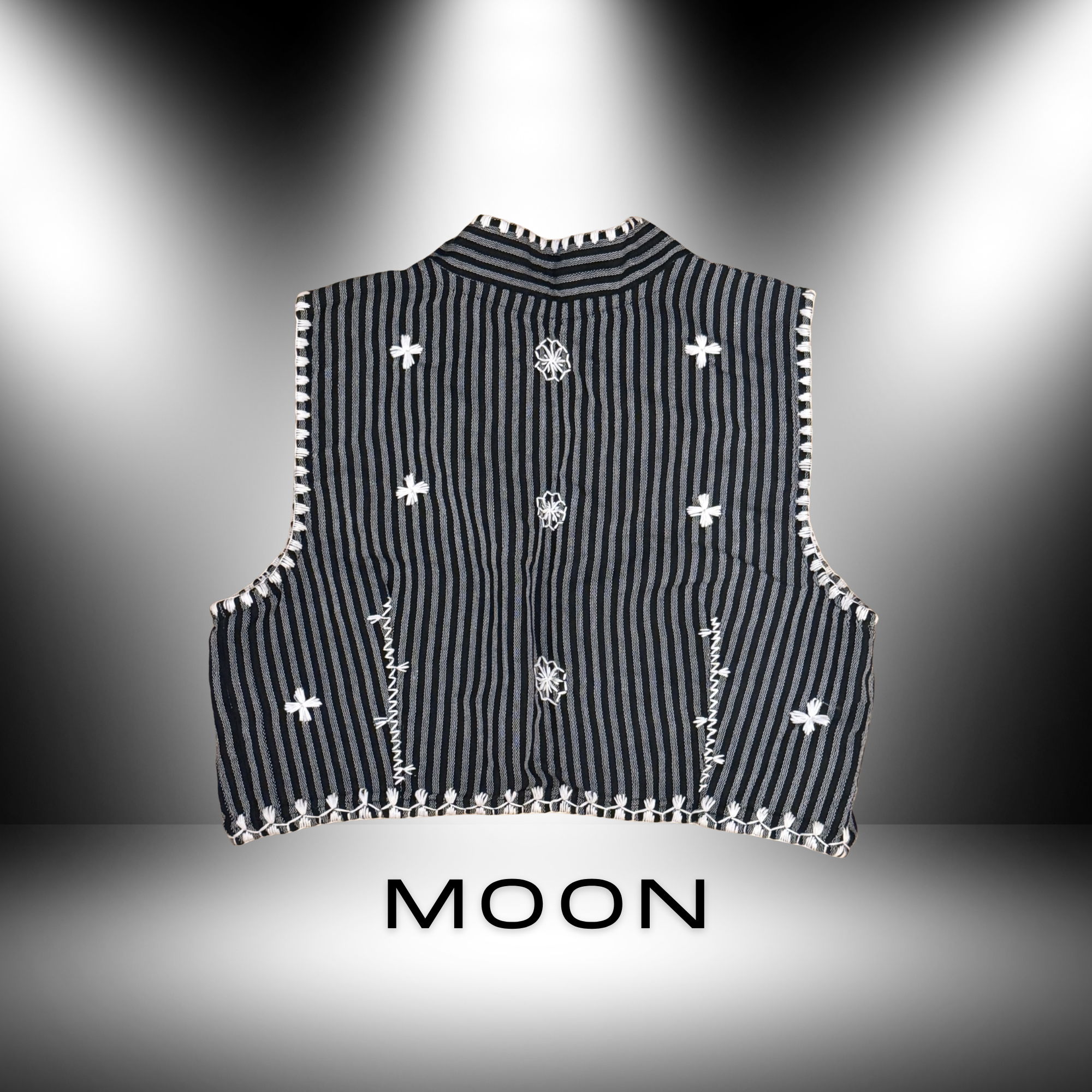 Hinabi Contour Vest - Moon