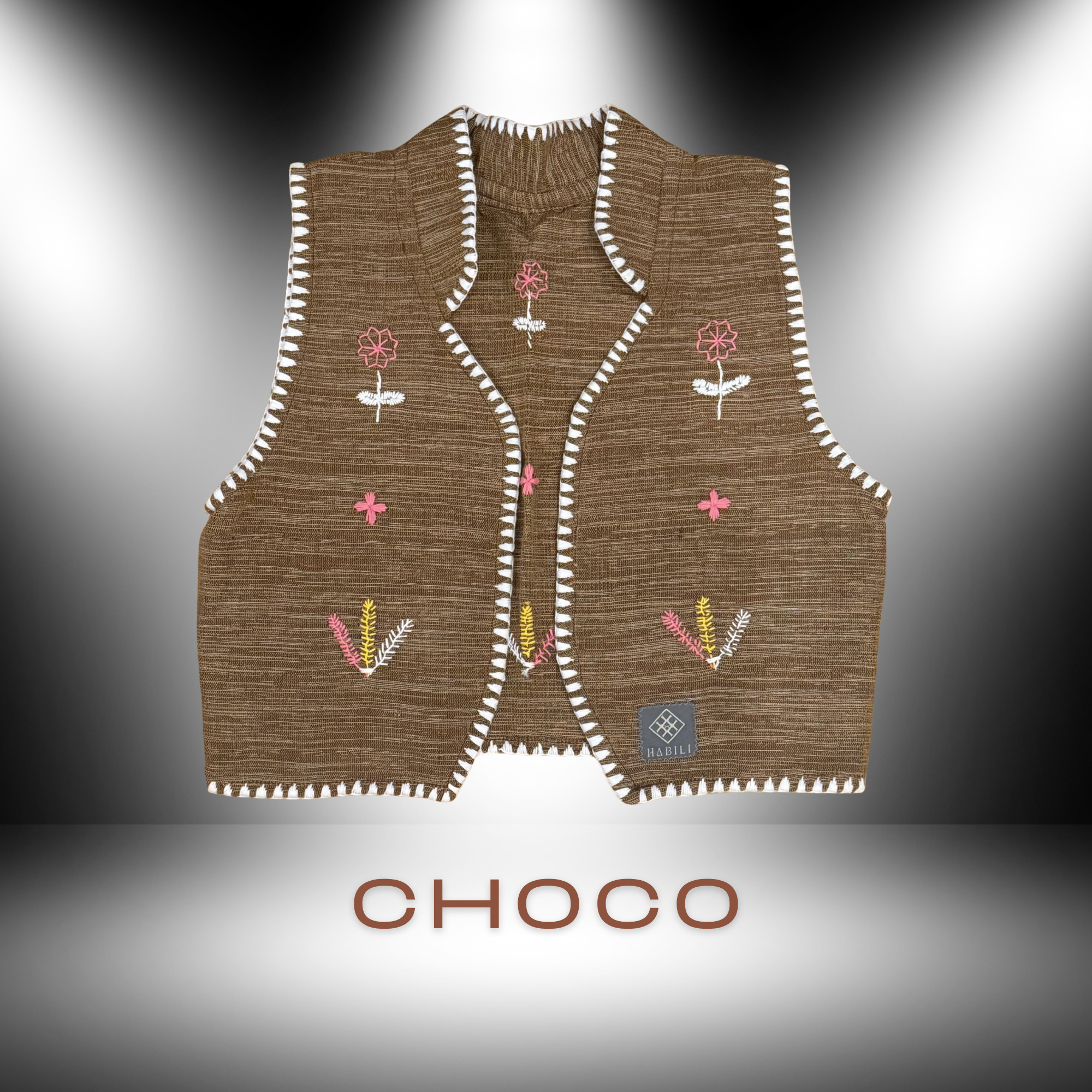 Hinabi Contour Vest - Choco