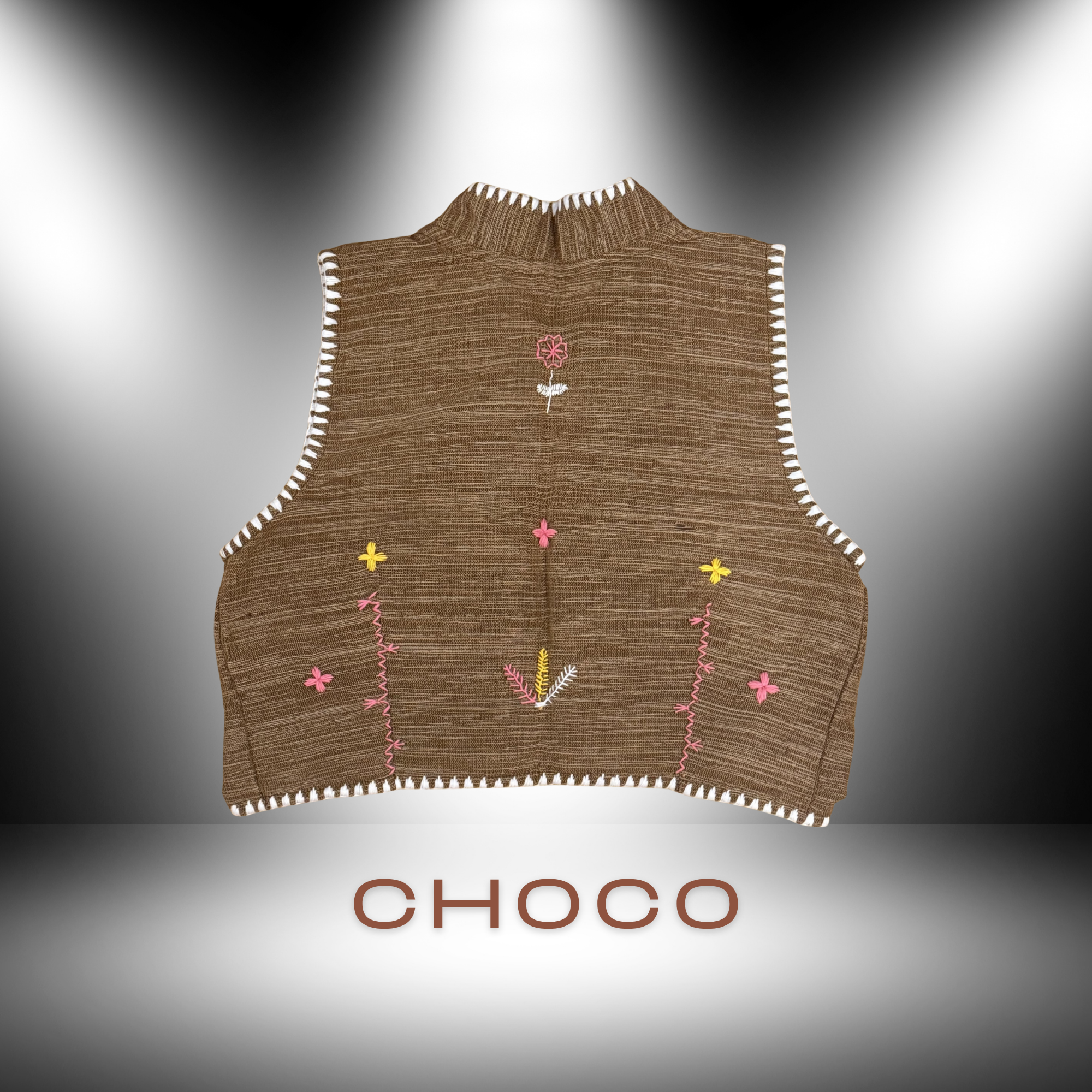 Hinabi Contour Vest - Choco