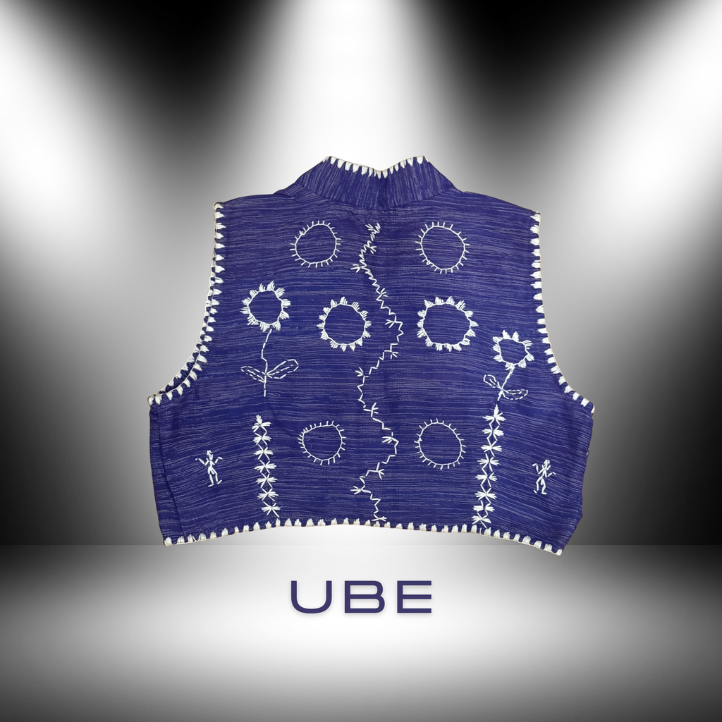 Hinabi Contour Vest - Ube