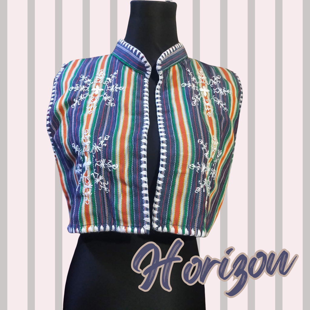 Hinabi Striped Vest - Horizon