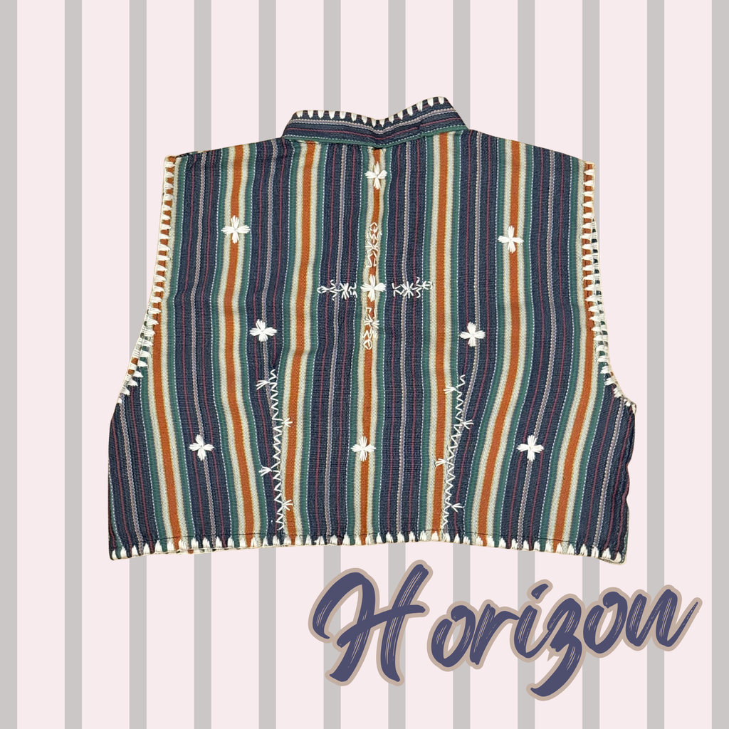 Hinabi Striped Vest - Horizon