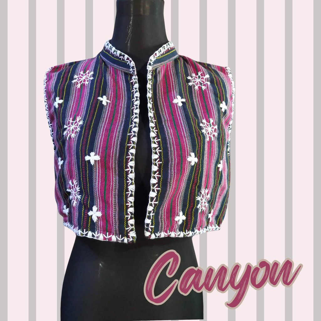 Hinabi Striped Vest - Canyon