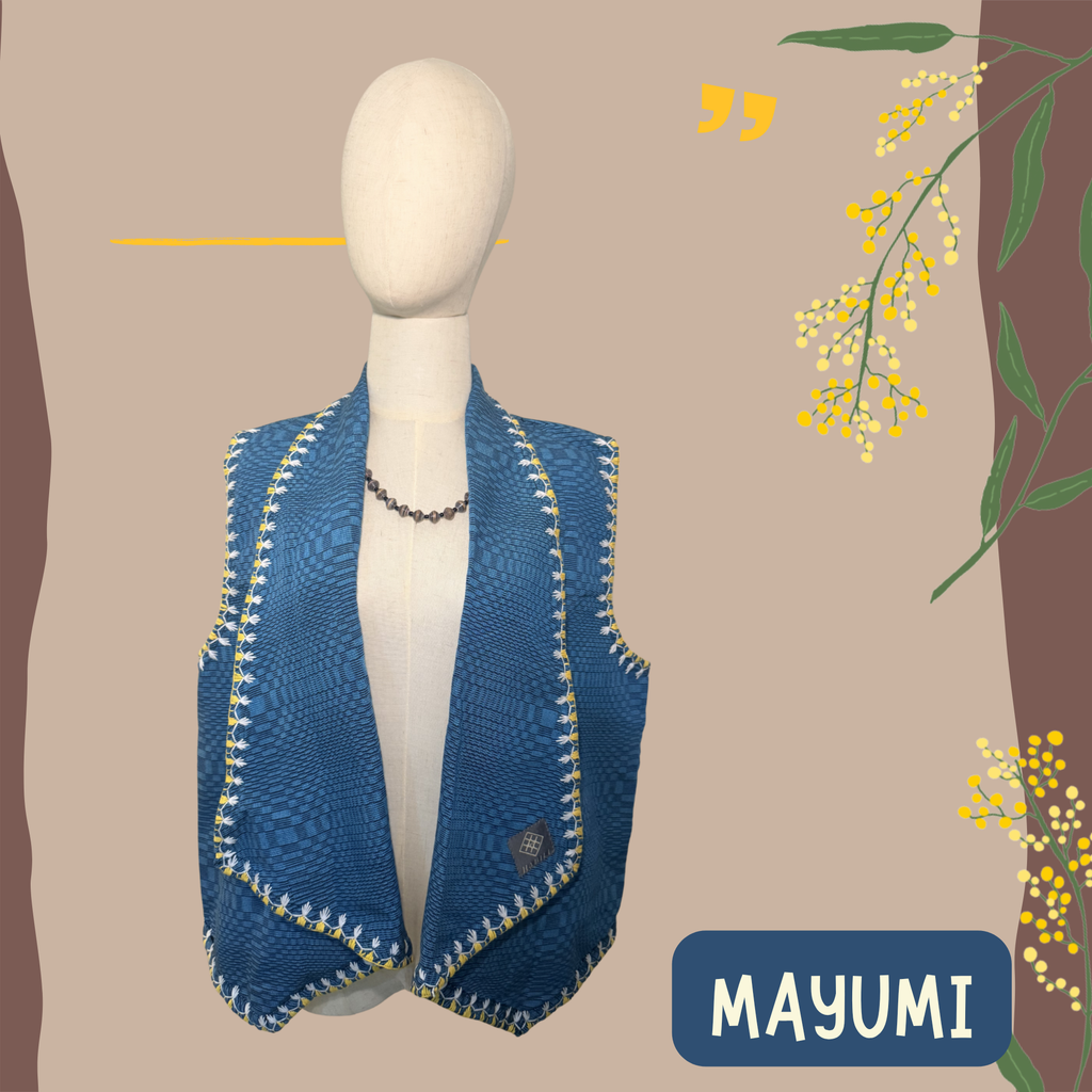 Hinabi Waterfall Vest - Mayumi