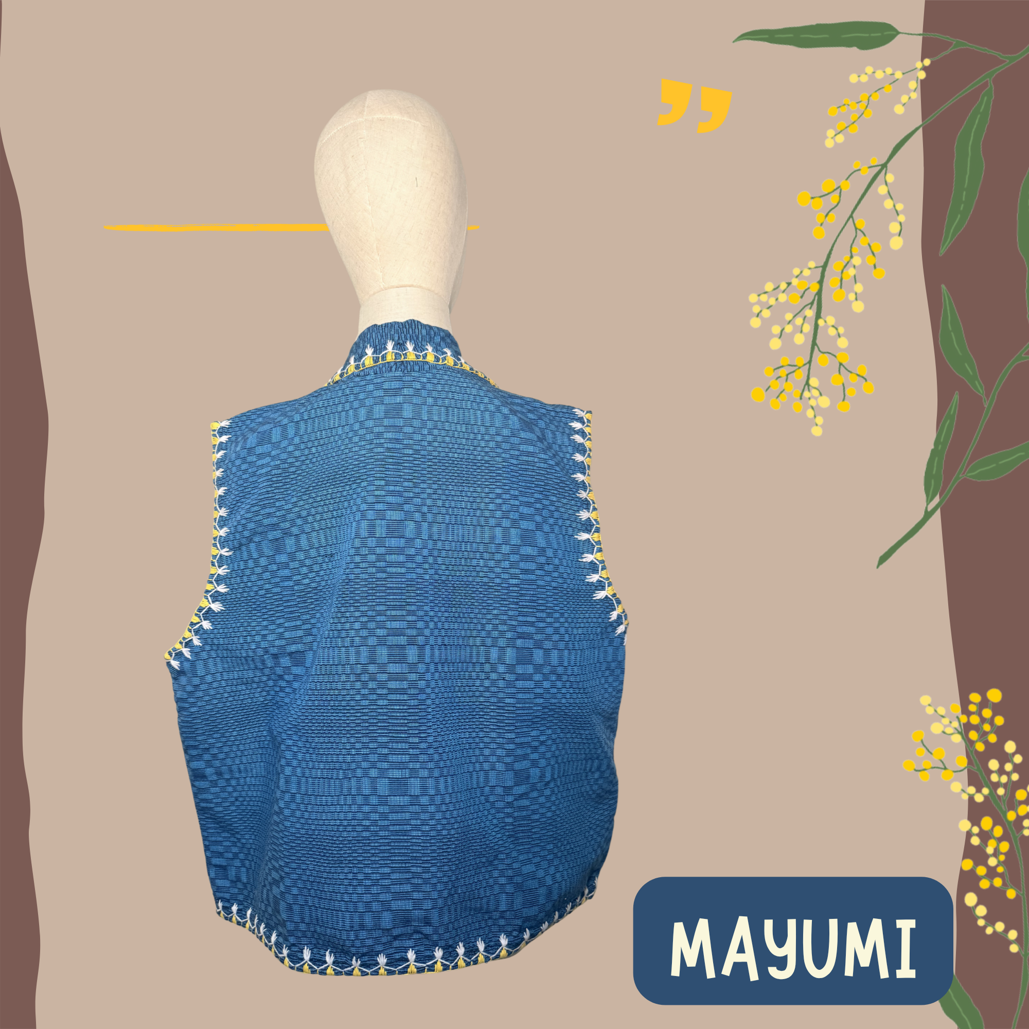 Hinabi Waterfall Vest - Mayumi