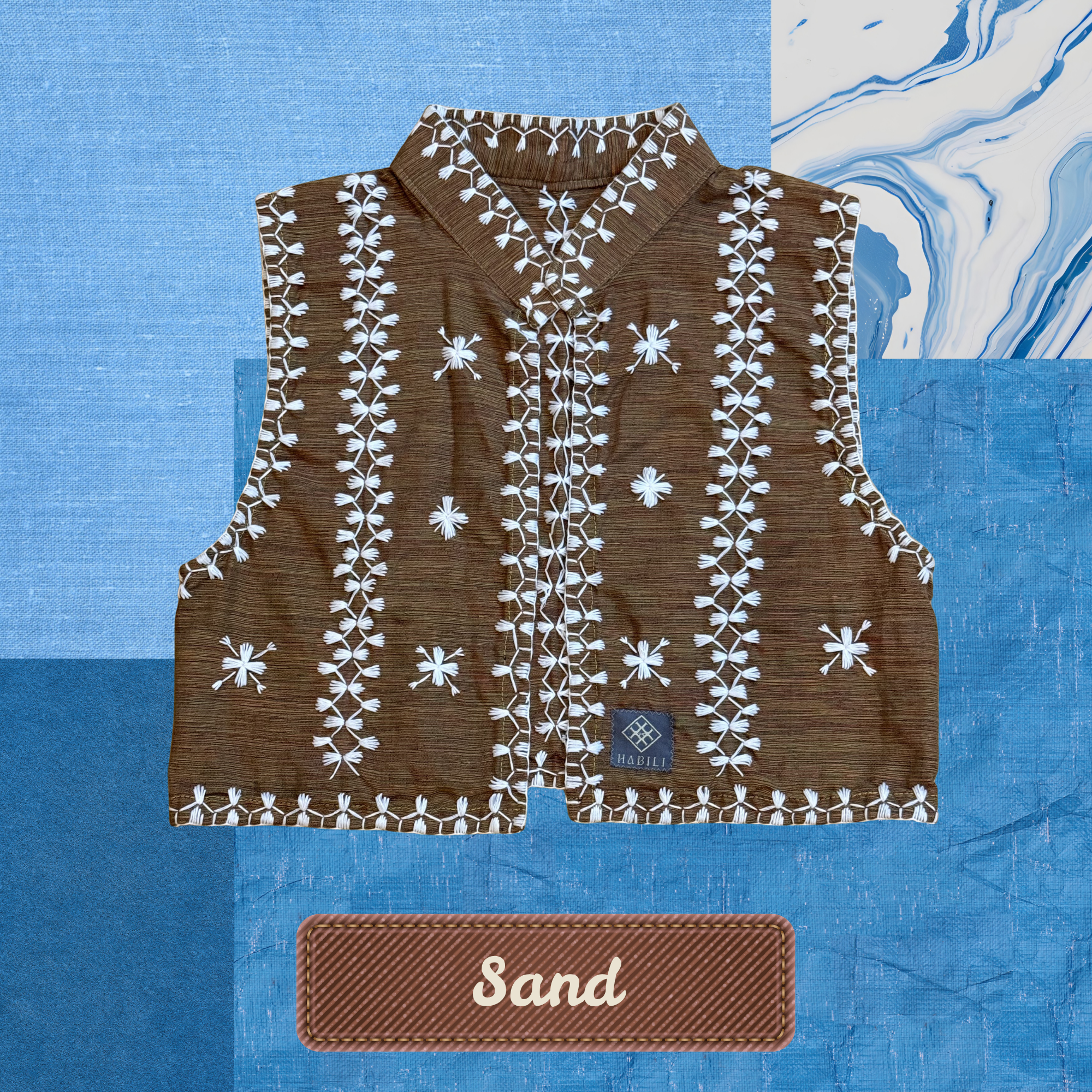 Hinabi Vest - Sand