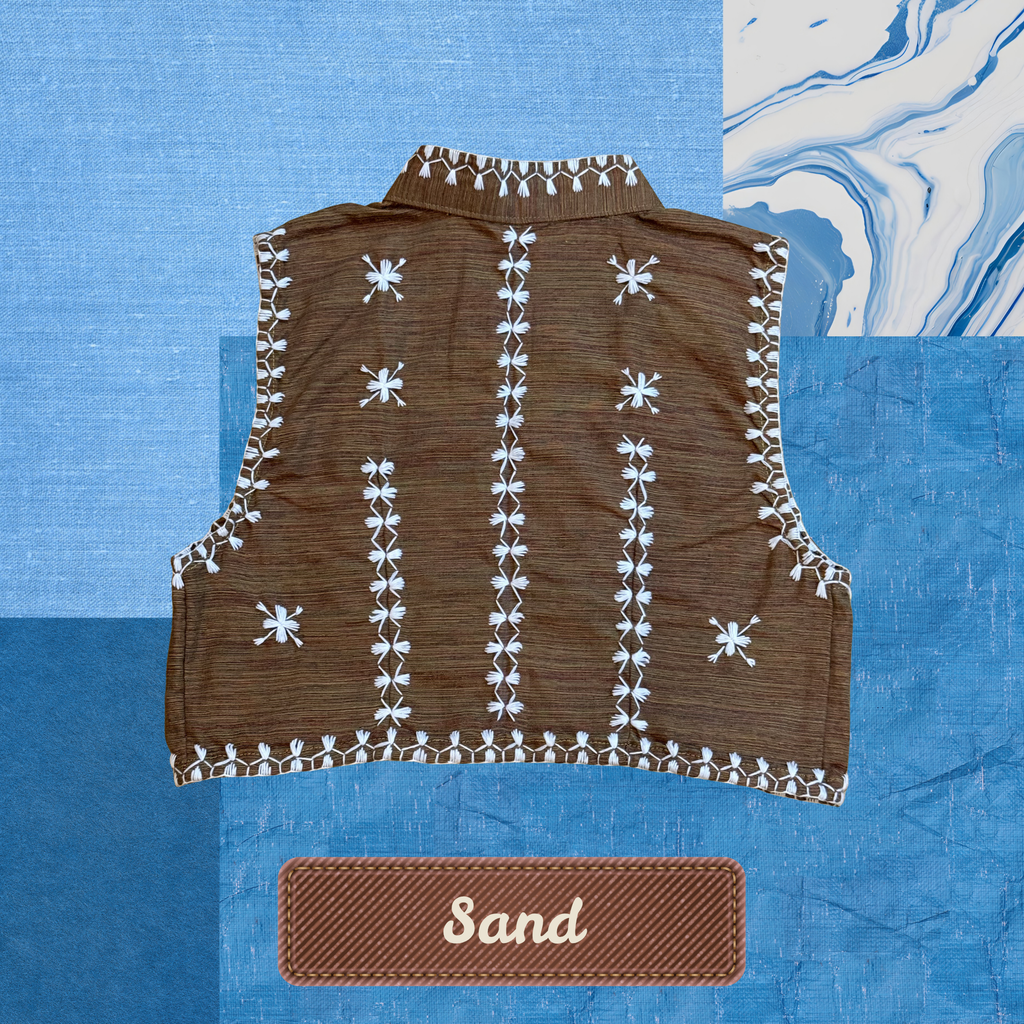 Hinabi Vest - Sand