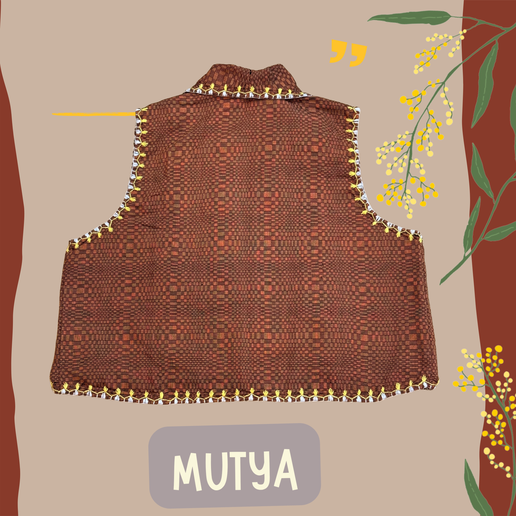 Hinabi Waterfall Vest - Mutya