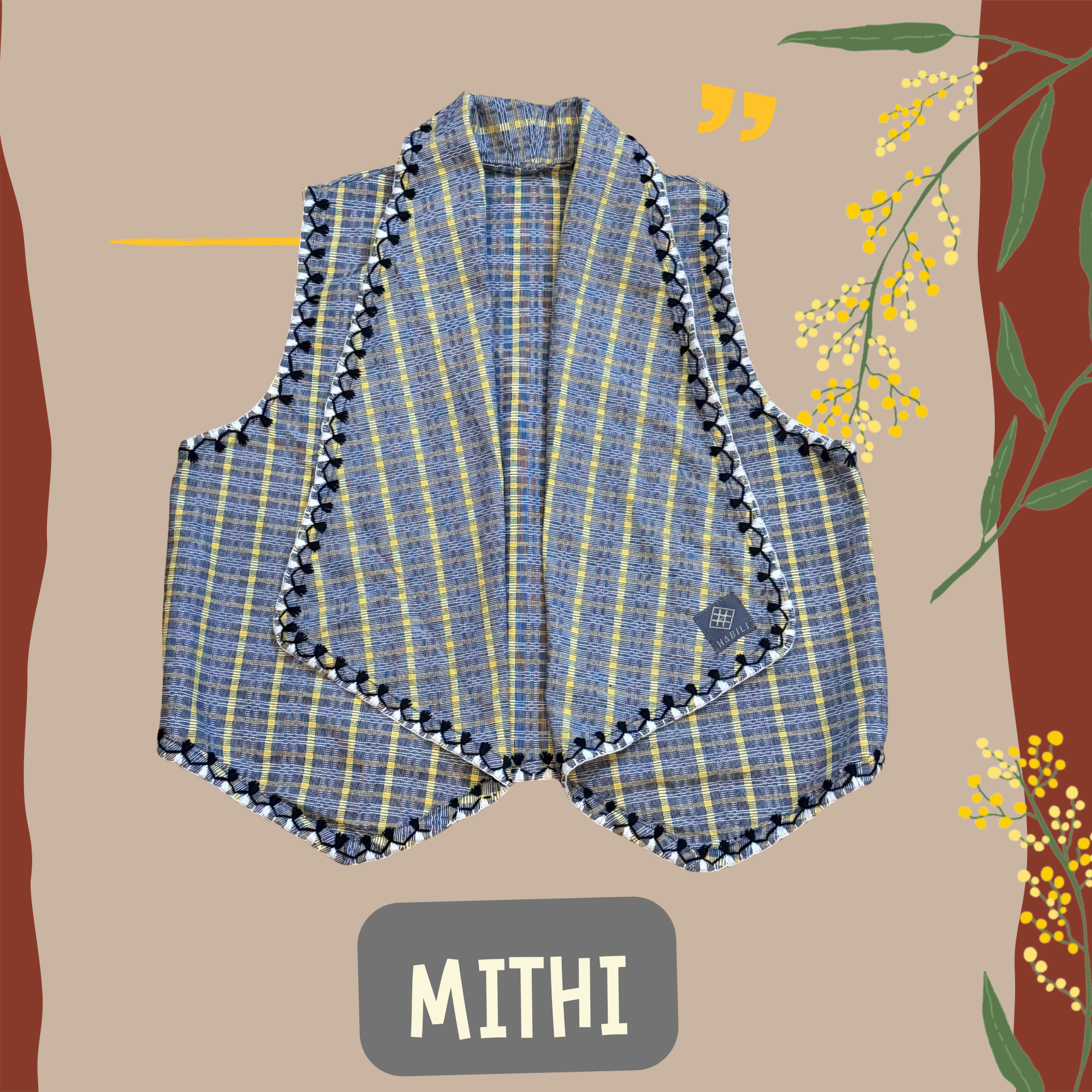 Hinabi Waterfall Vest - Mithi