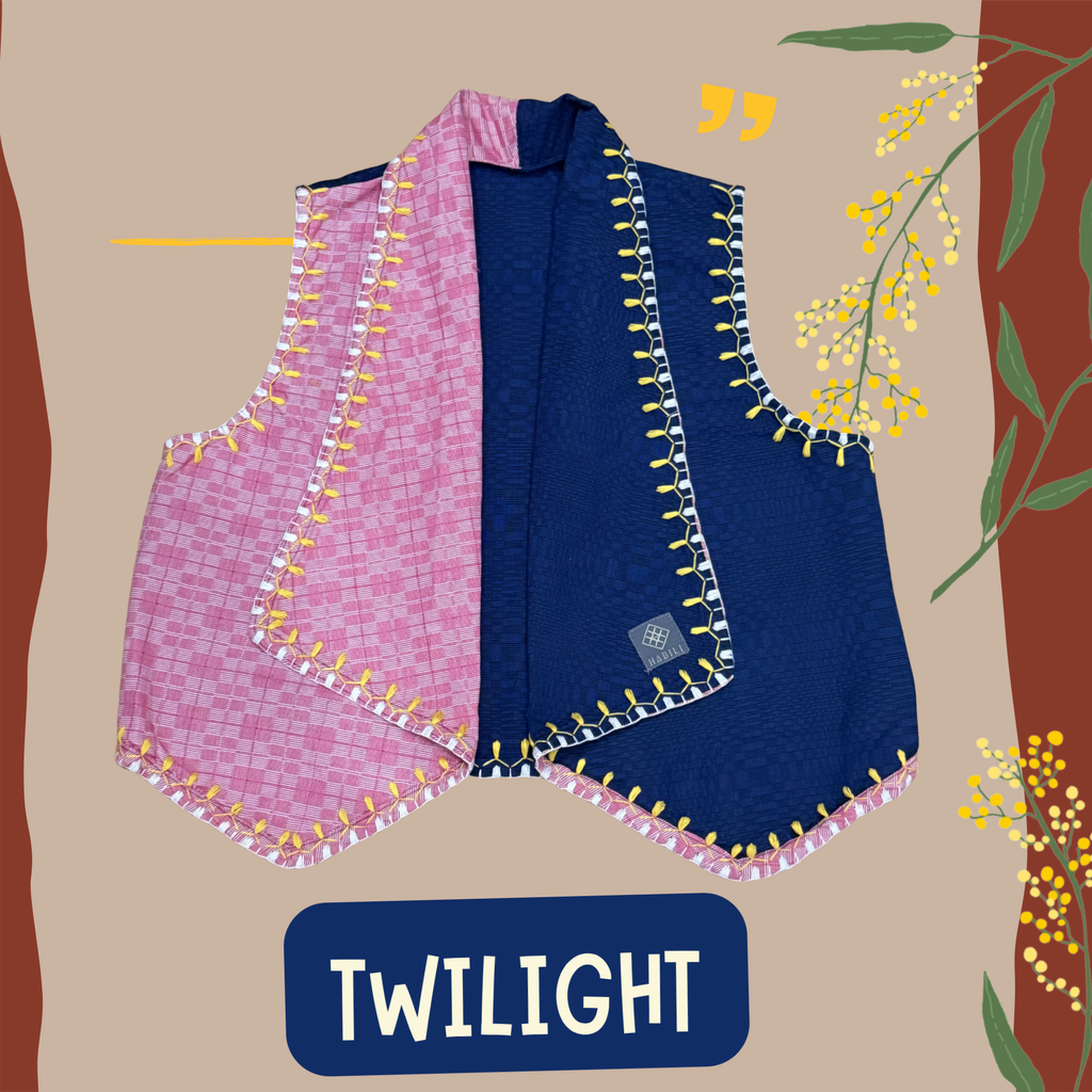 Hinabi Waterfall Vest - Twilight