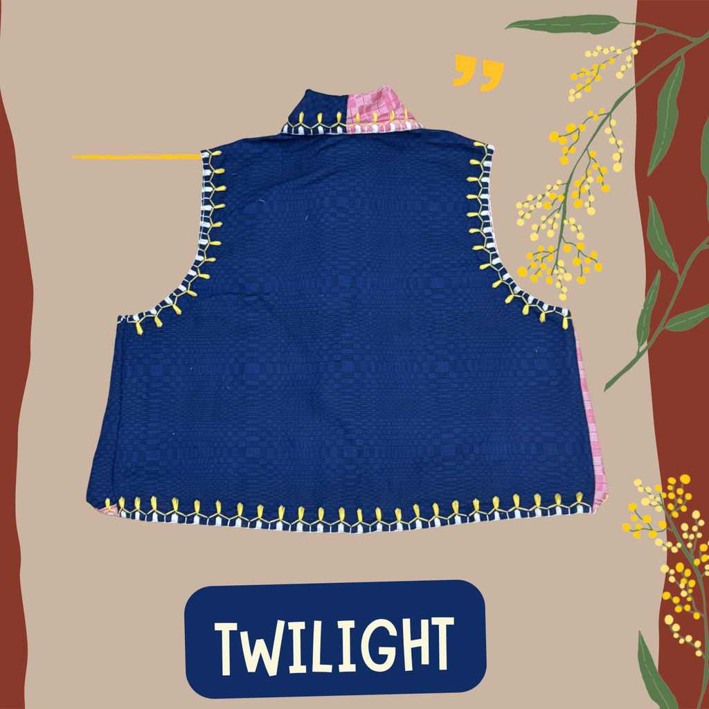 Hinabi Waterfall Vest - Twilight