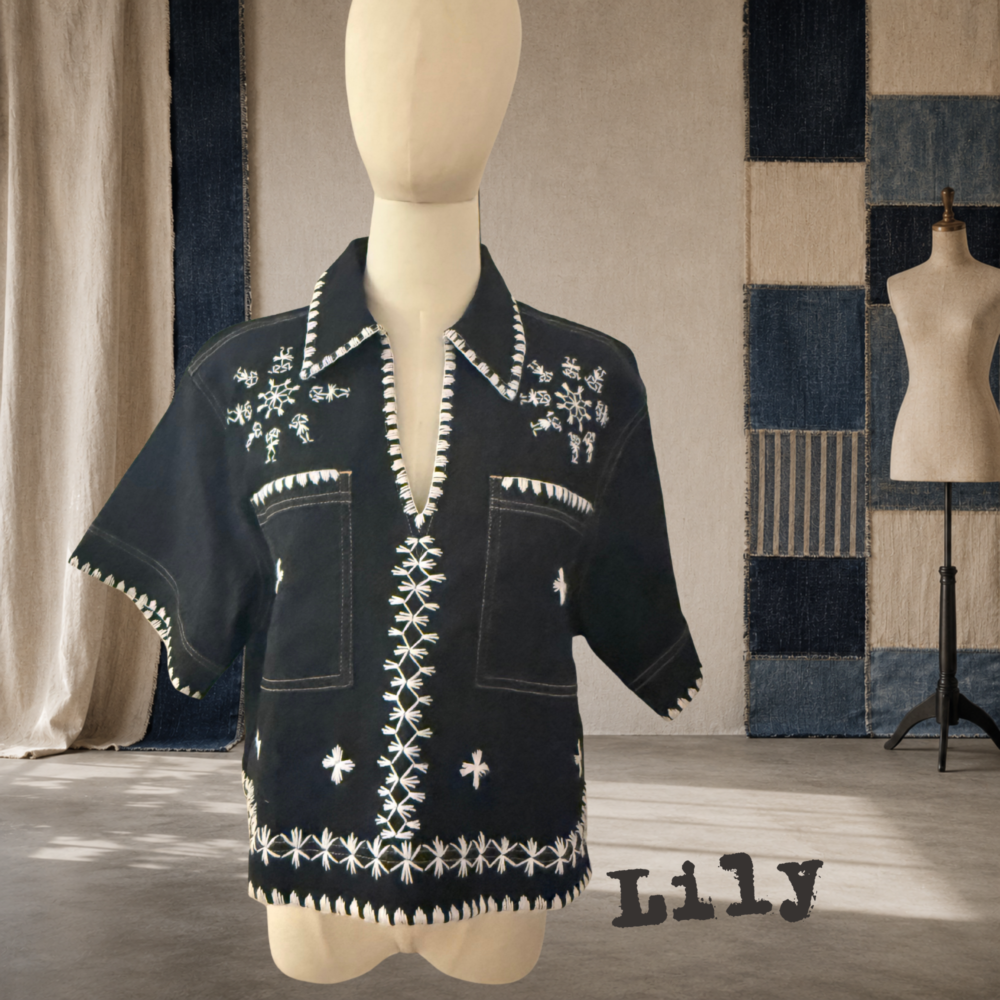 Reworked Blouse - Lily