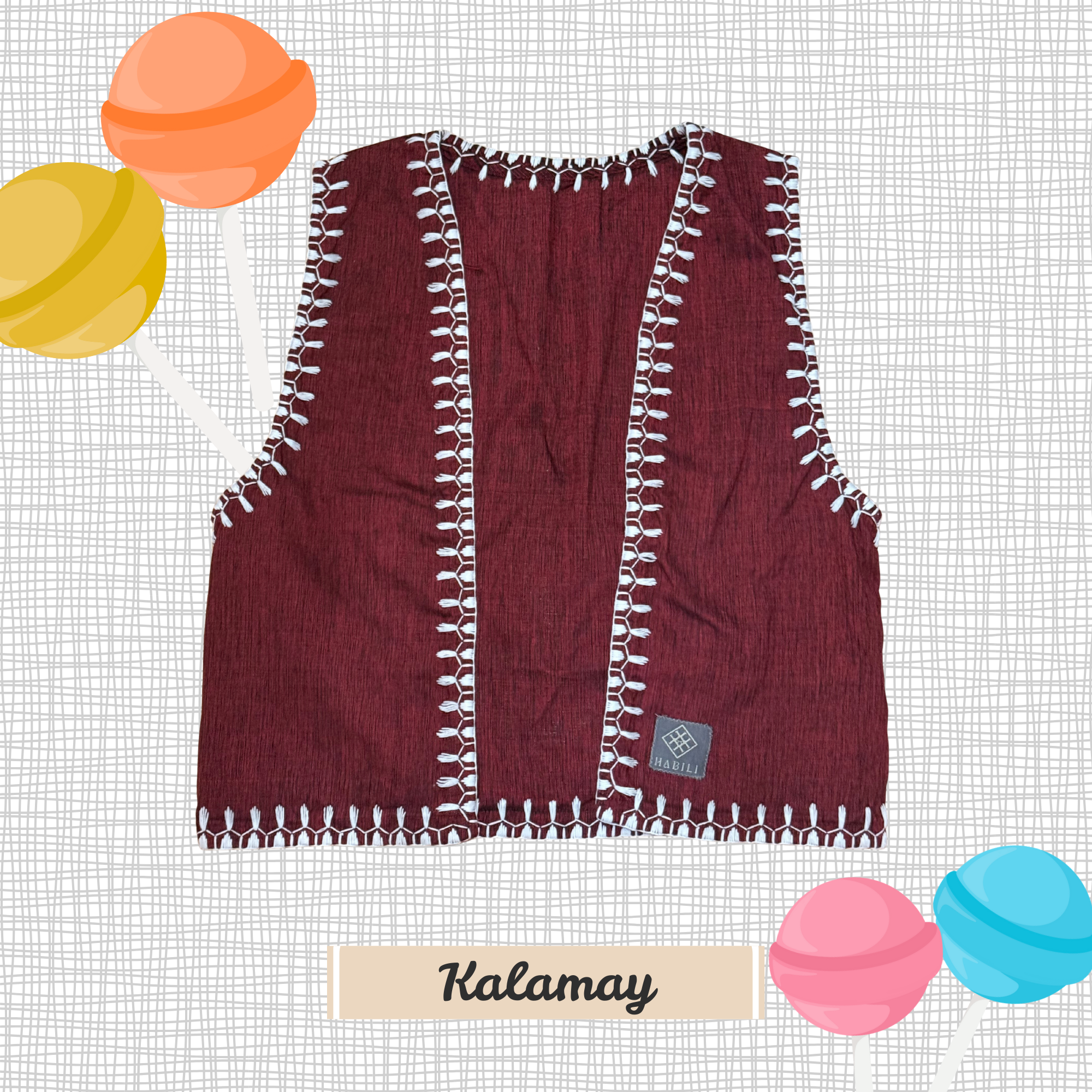Hinabi Vest - Kalamay