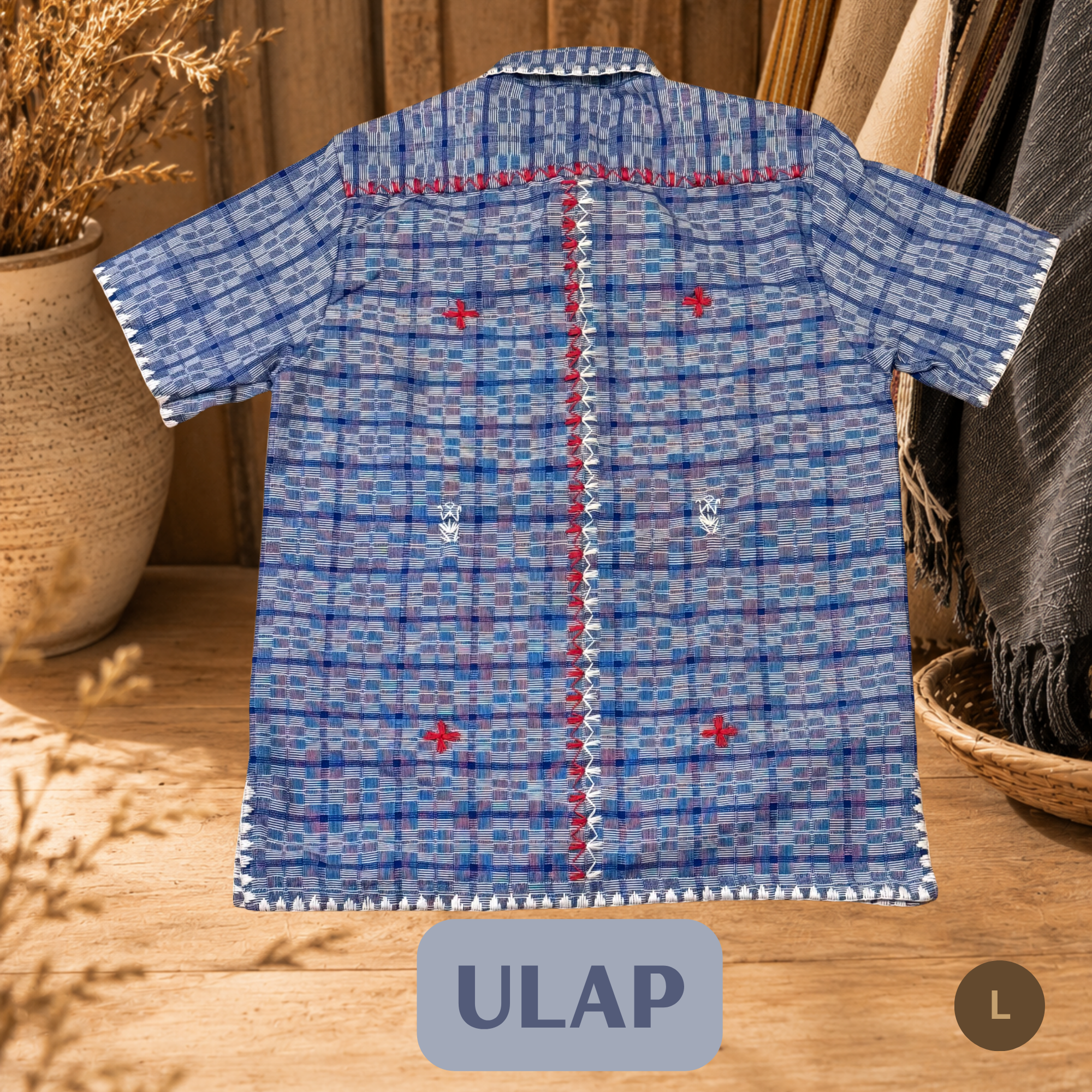 Hinabi Men's Polo - Ulap