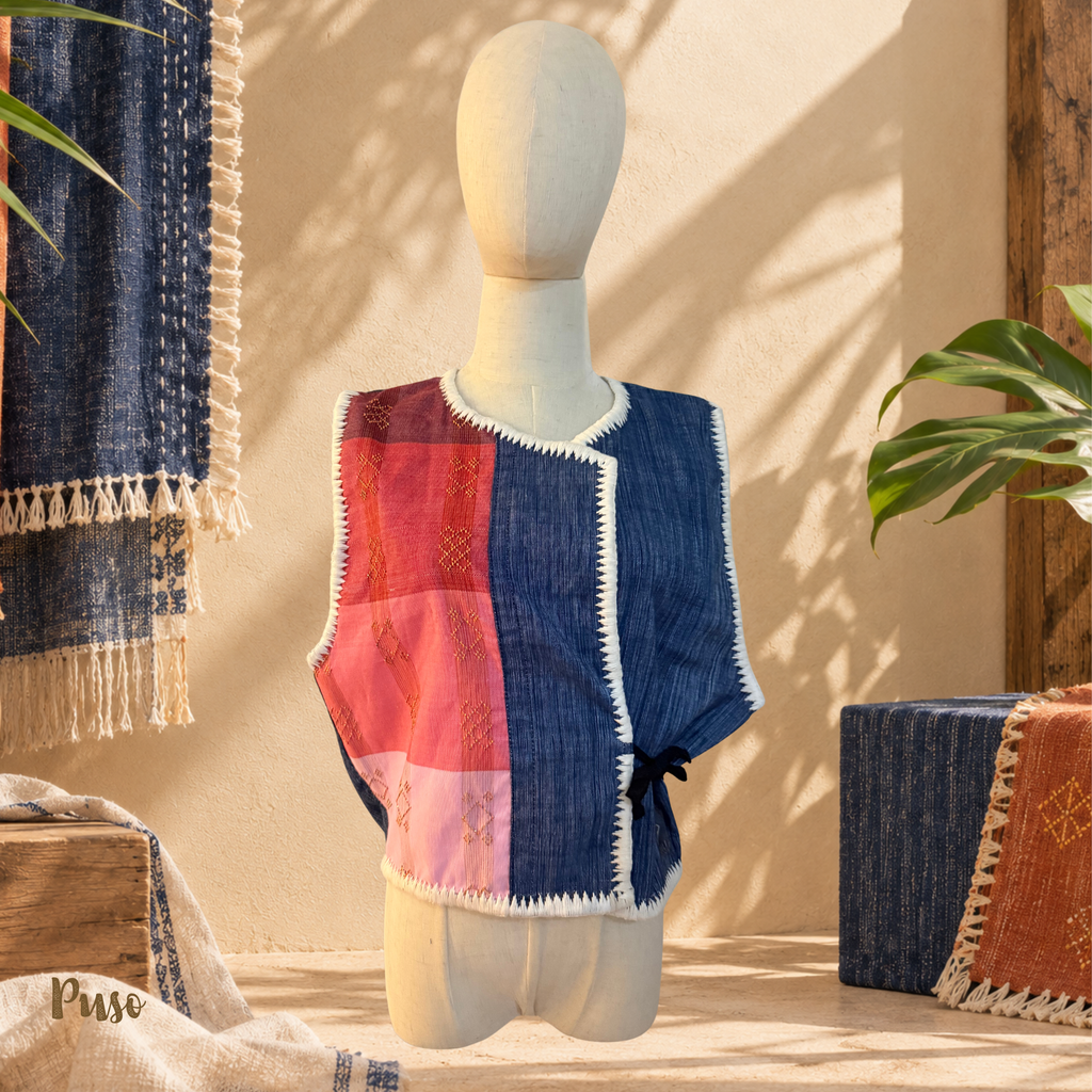 Hiraya Side Tie Vest | Puso