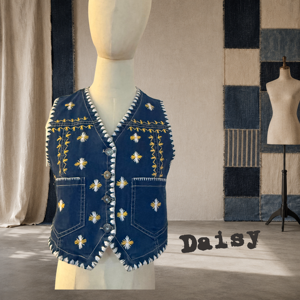 Reworked Vest - Daisy