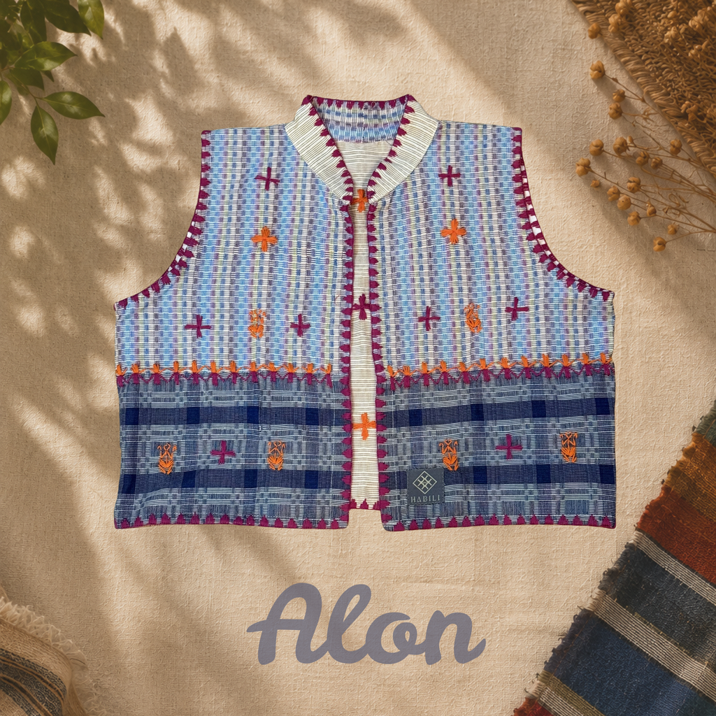 Hinabi Patchwork Vest - Alon