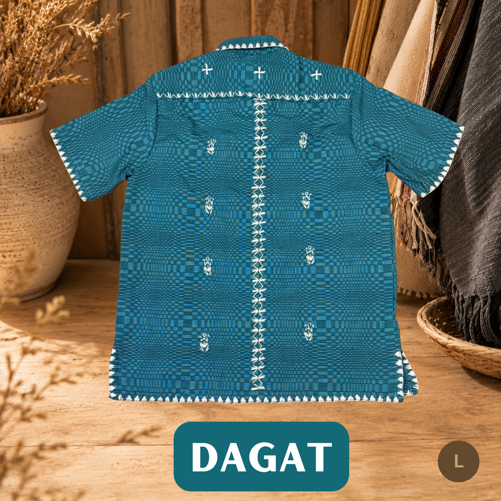 Hinabi Men's Polo - Dagat