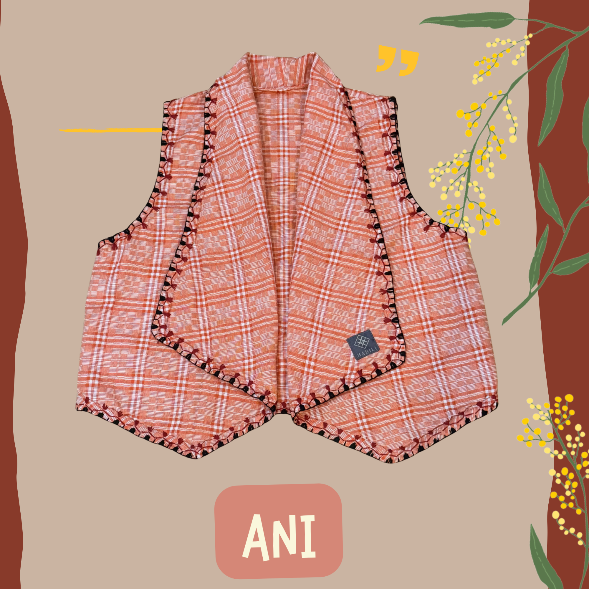 Hinabi Waterfall Vest - Ani