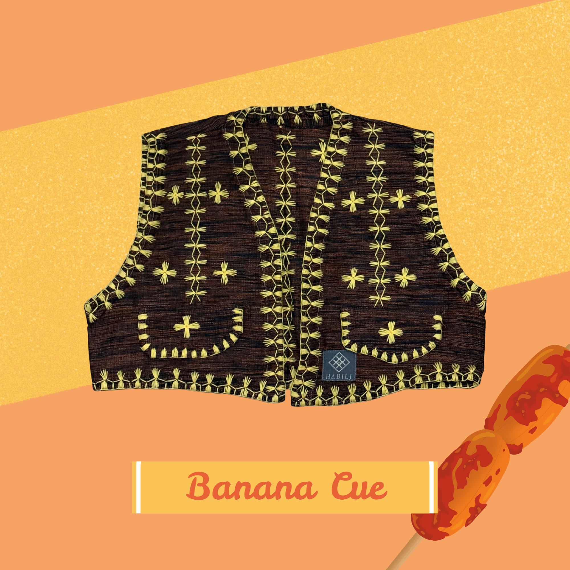 Hinabi Bolero Vest - Banana Cue