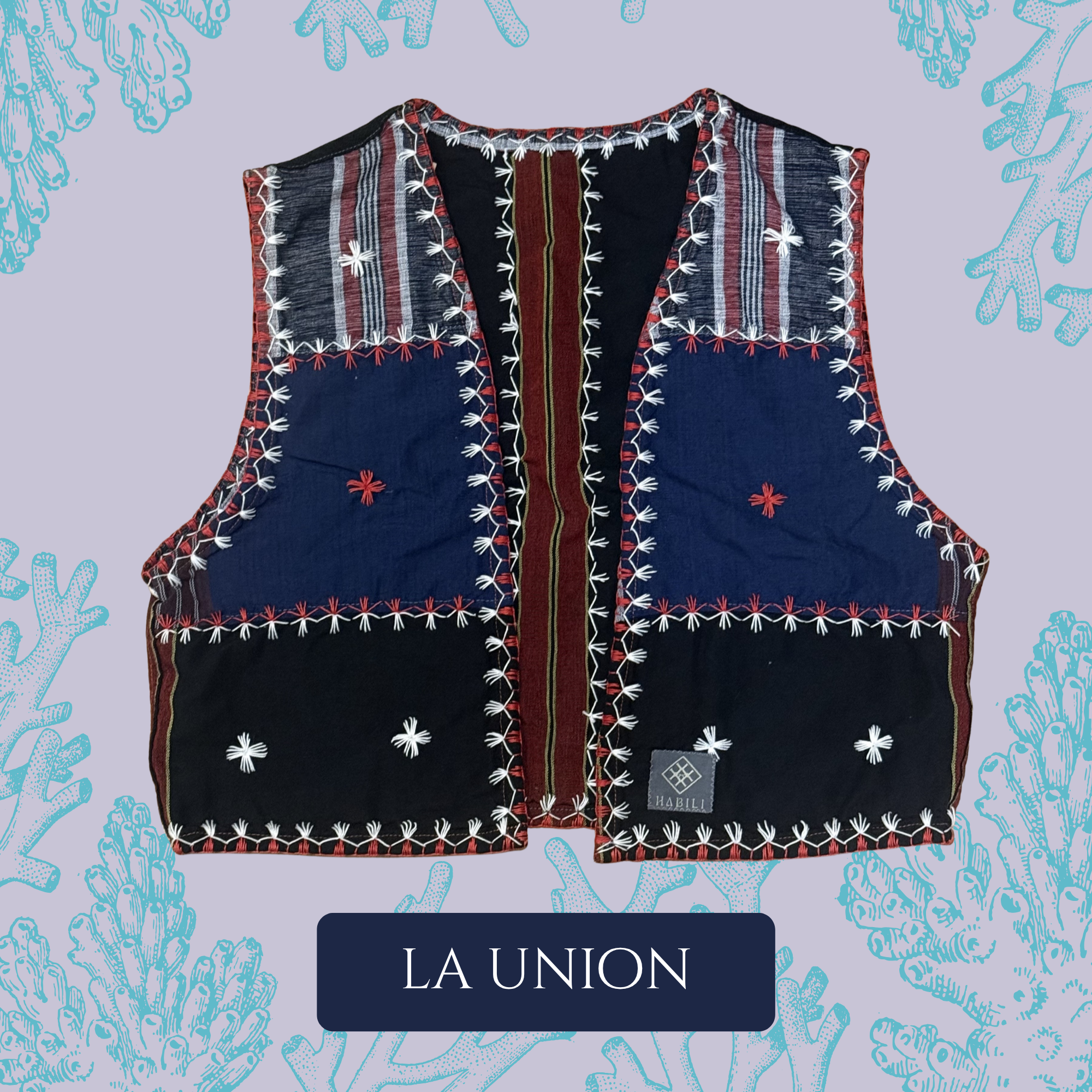Hinabi Patchwork Vest - La Union