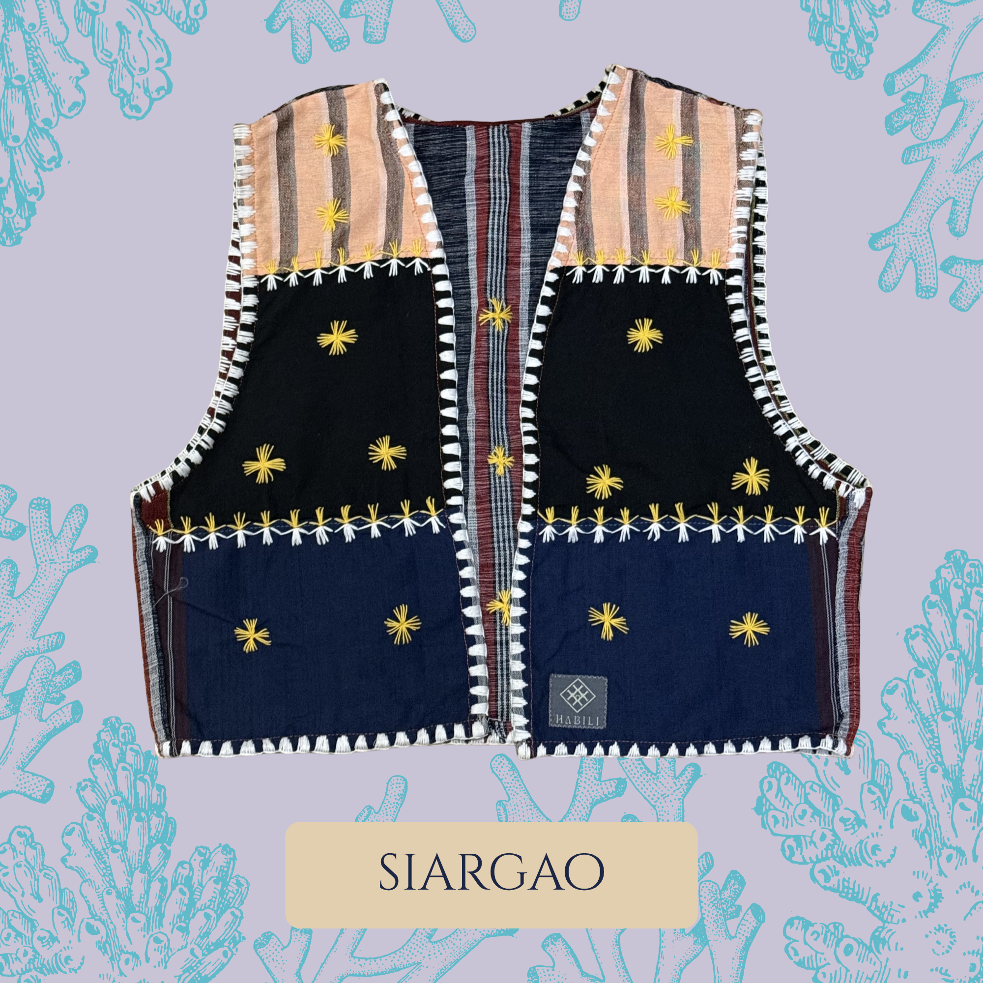 Hinabi Patchwork Vest - Siargao