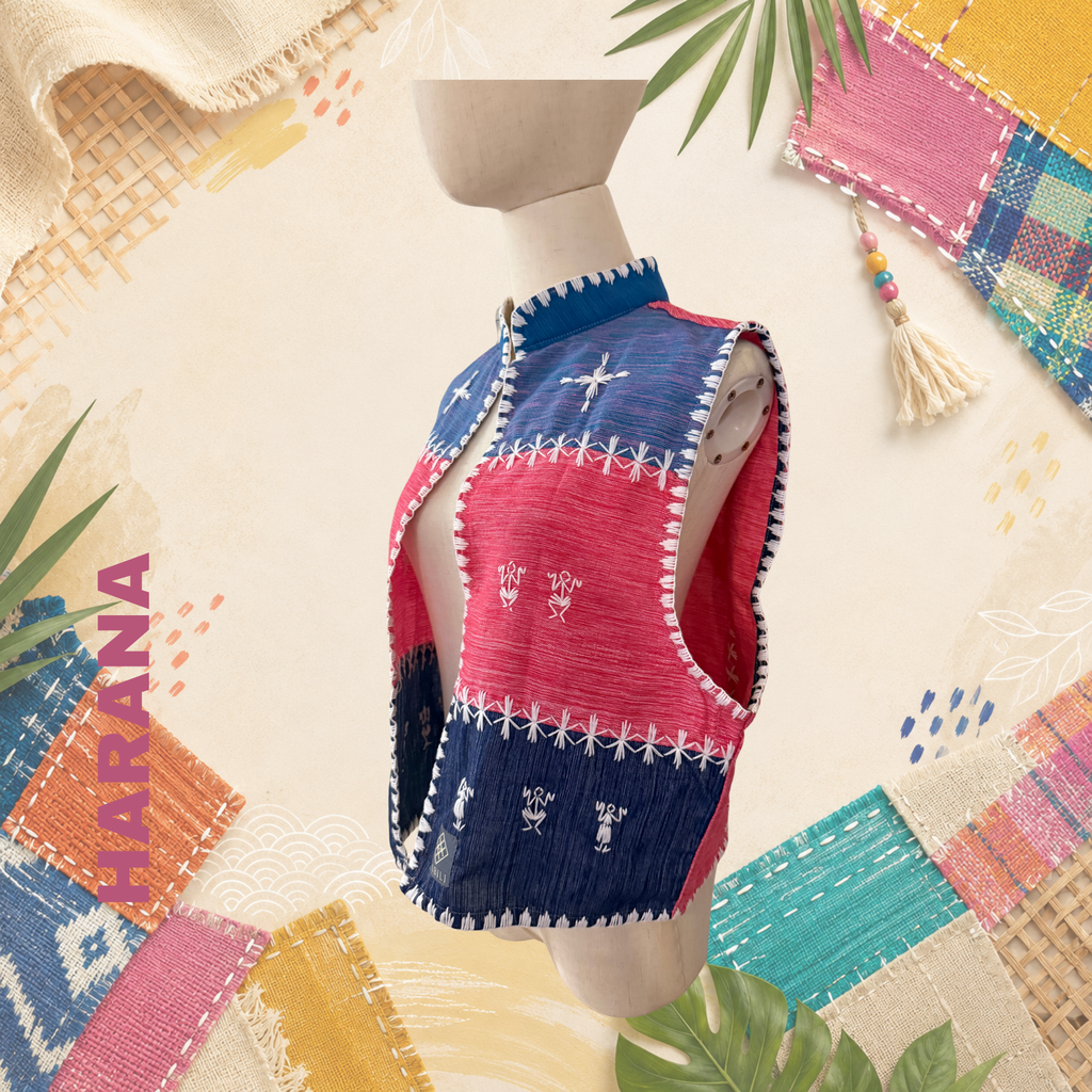 Hinabi Patchwork Vest - Harana