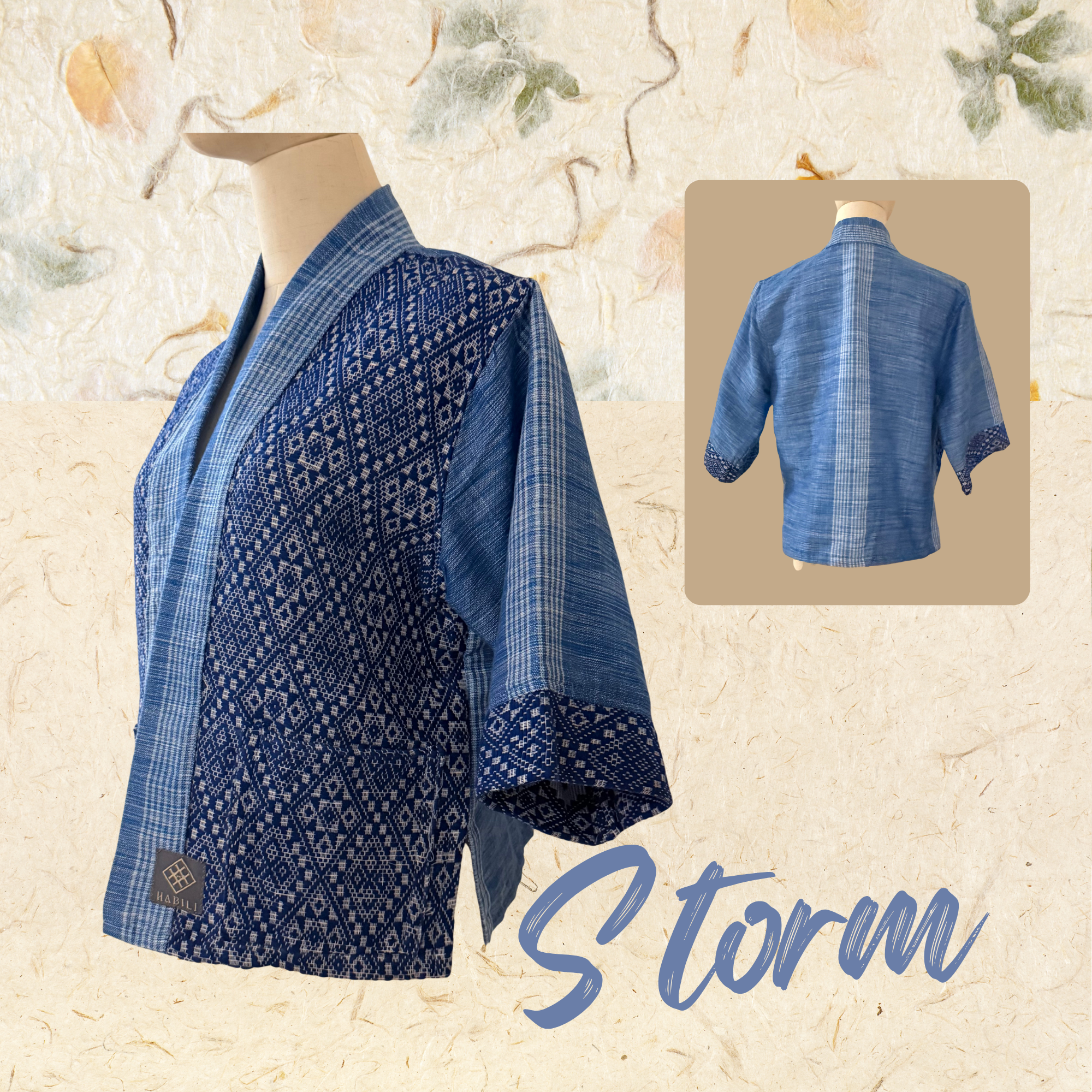 Hinabi Blazer - Storm