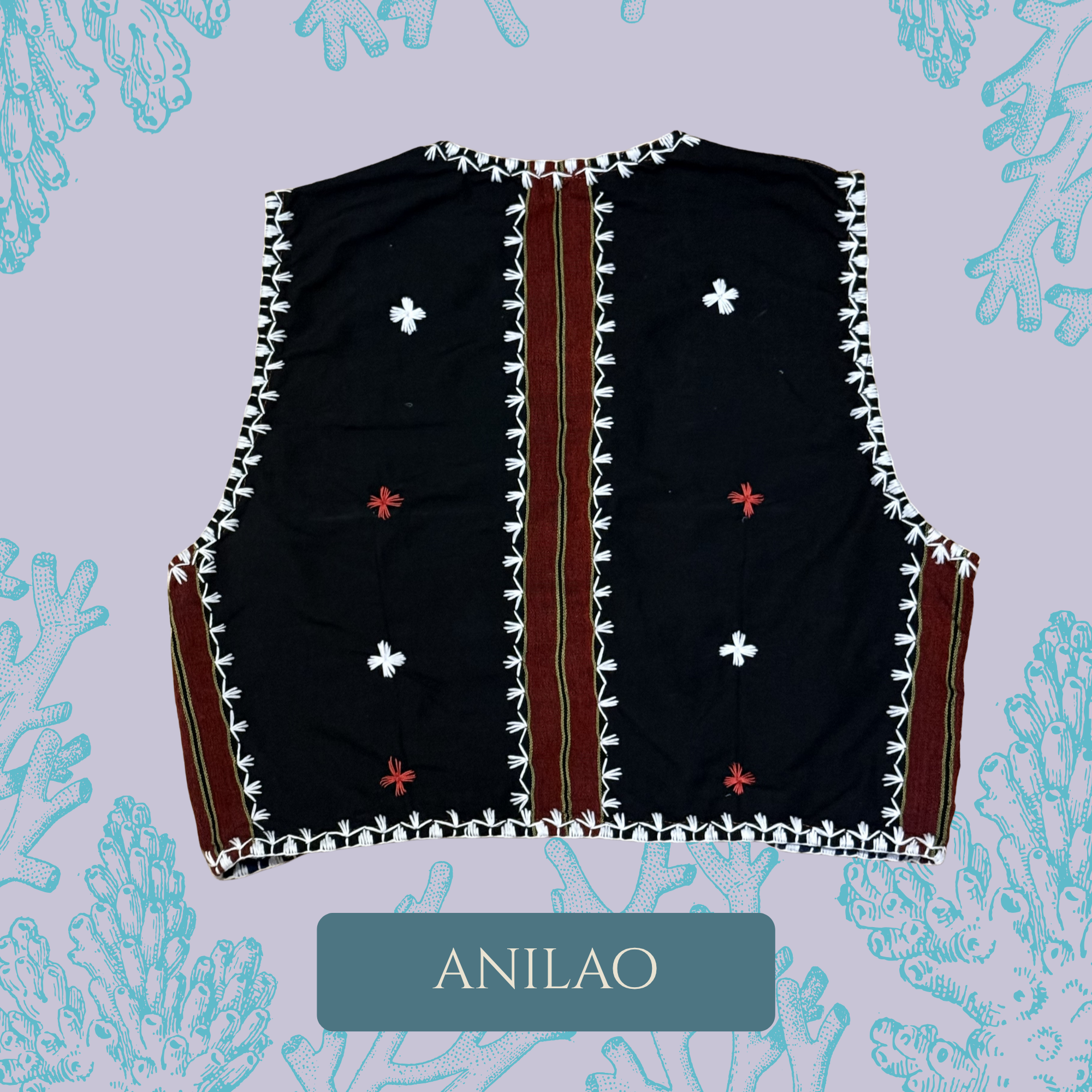 Hinabi Patchwork Vest - Anilao