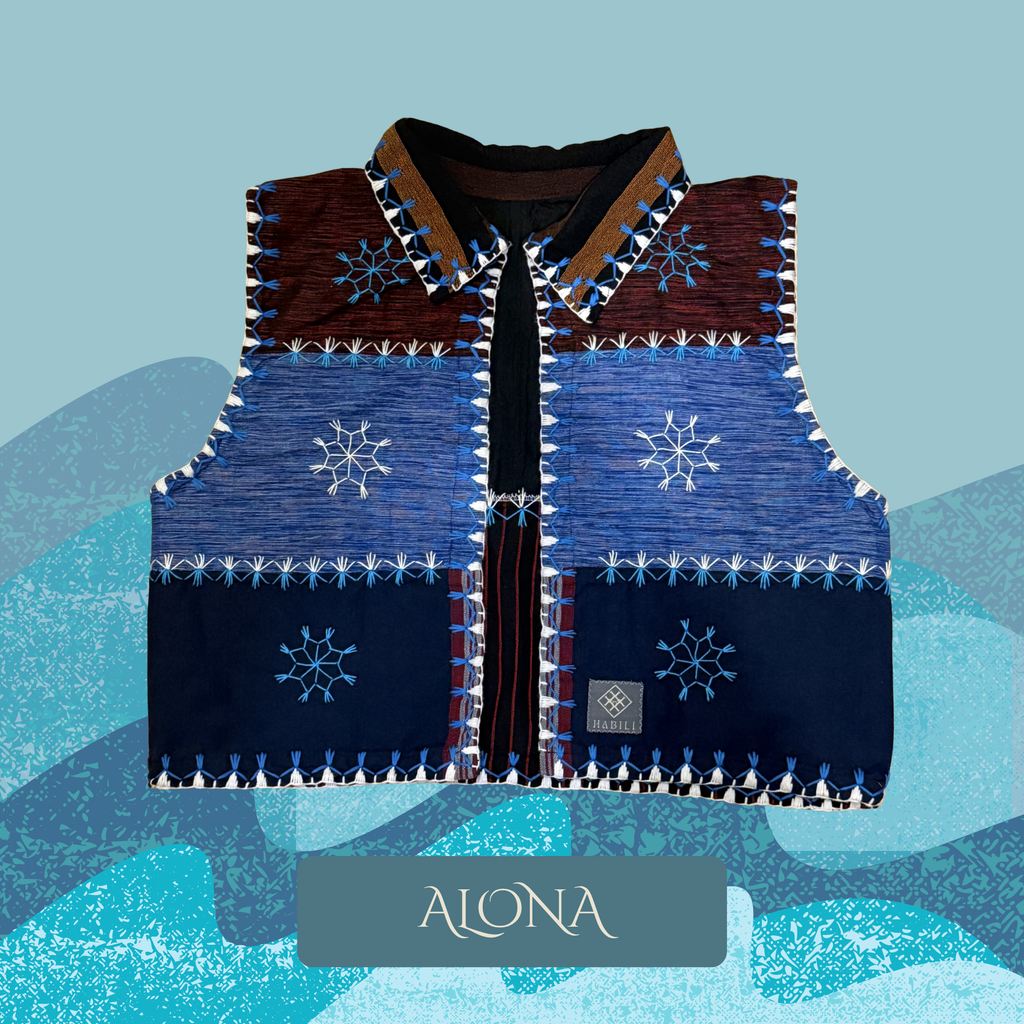 Hinabi Patchwork Vest - Alona