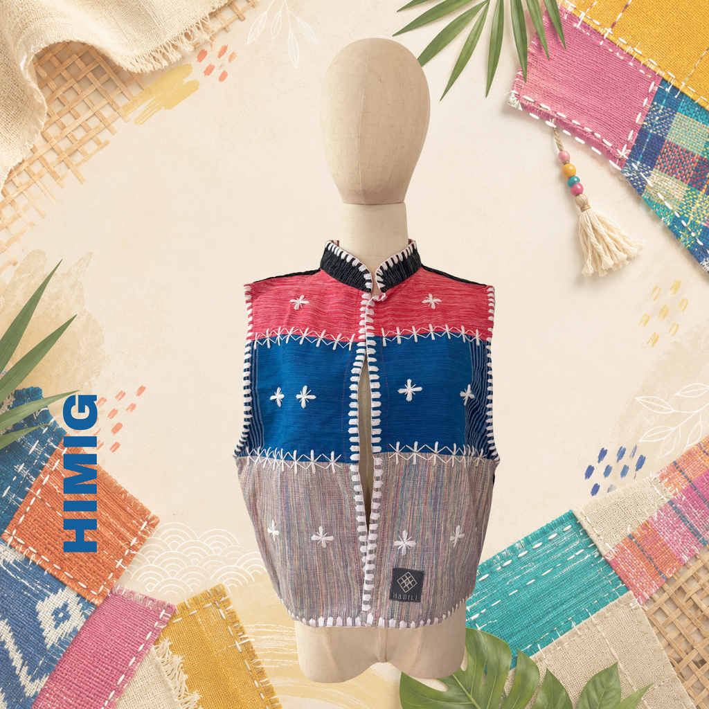 Hinabi Patchwork Vest - Himig