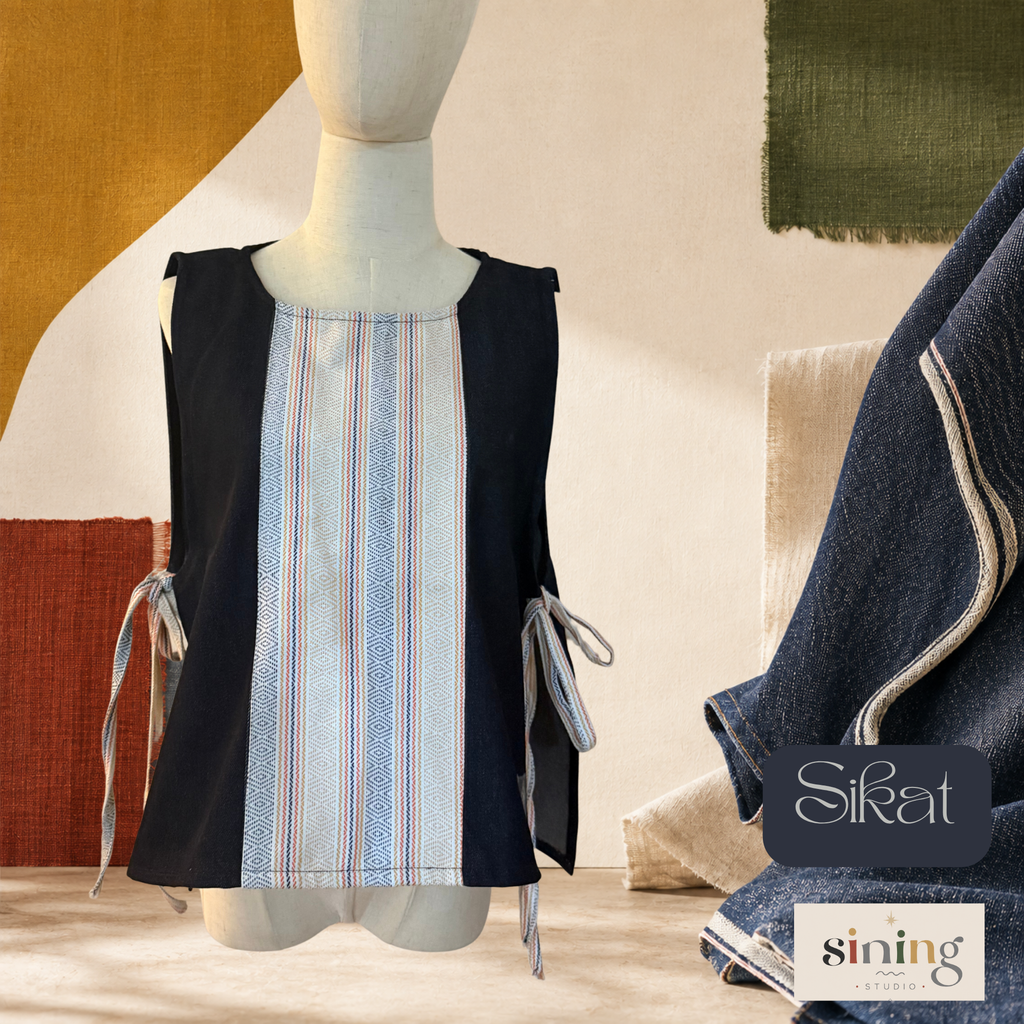 Raw Denim Bib Vest - Sikat