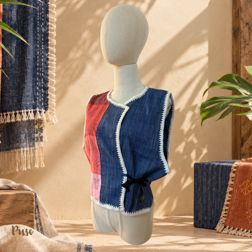 Hiraya Side Tie Vest | Puso