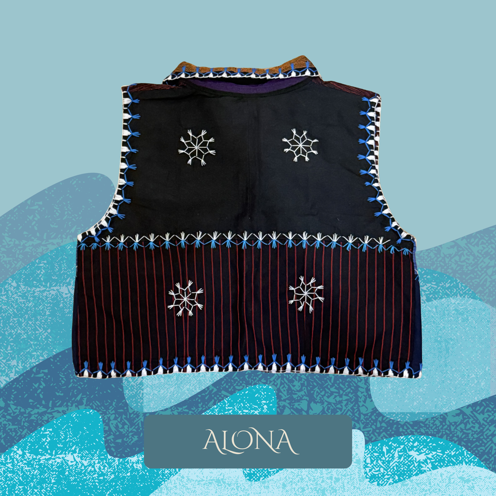 Hinabi Patchwork Vest - Alona