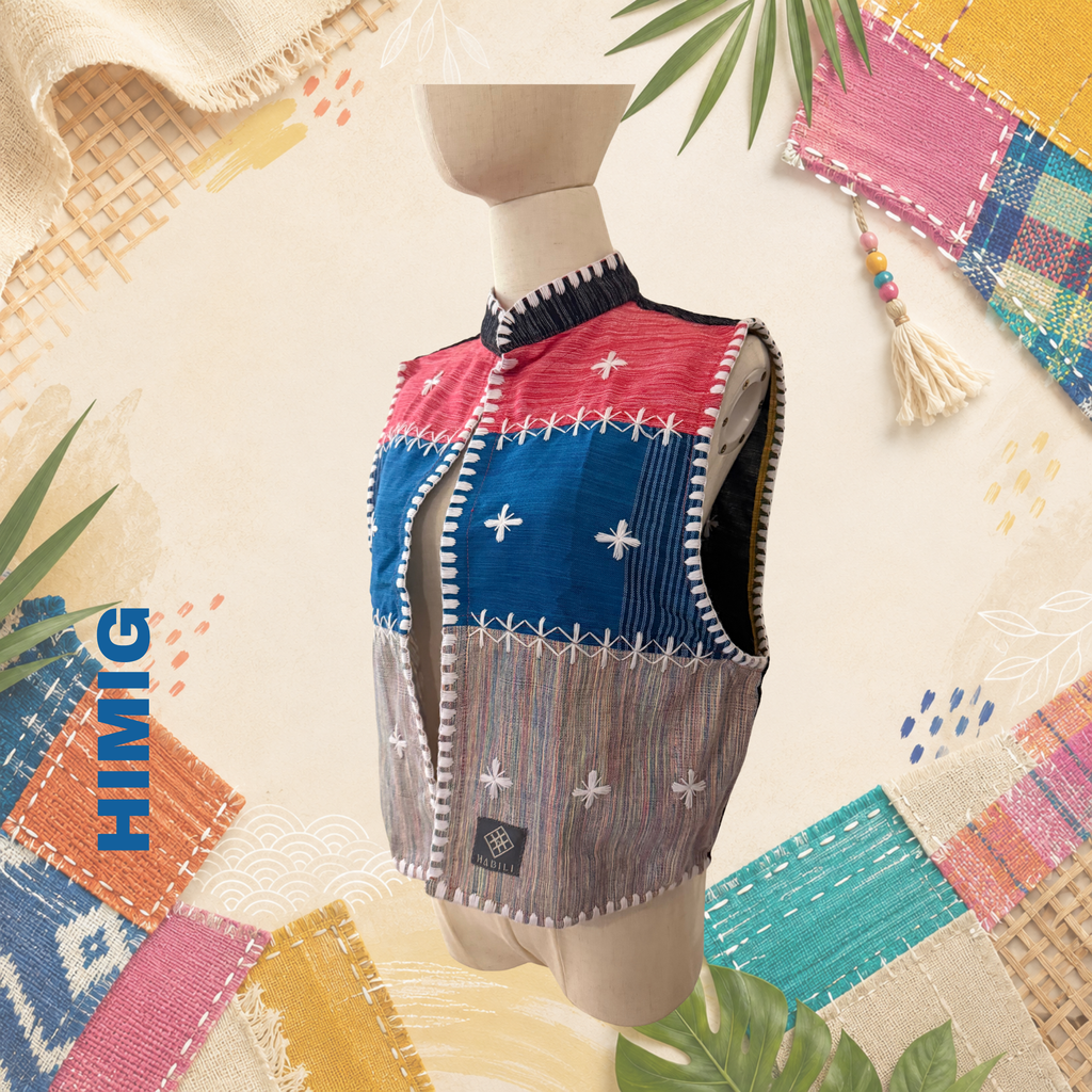 Hinabi Patchwork Vest - Himig