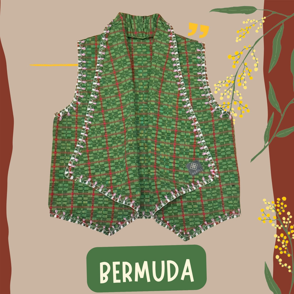 Hinabi Waterfall Vest - Bermuda