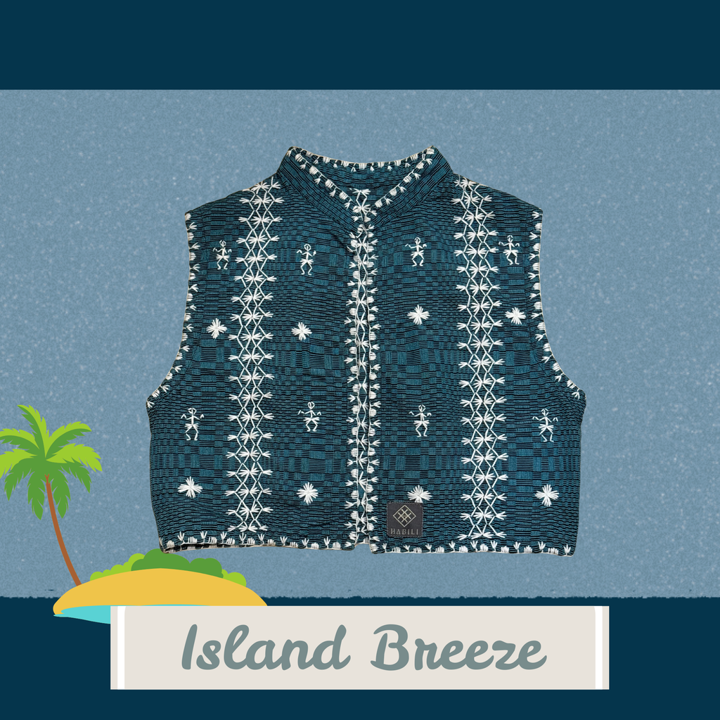 Hinabi Vest - Island Breeze