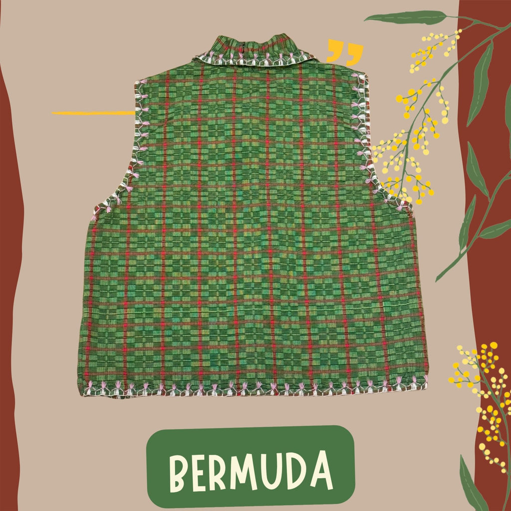 Hinabi Waterfall Vest - Bermuda