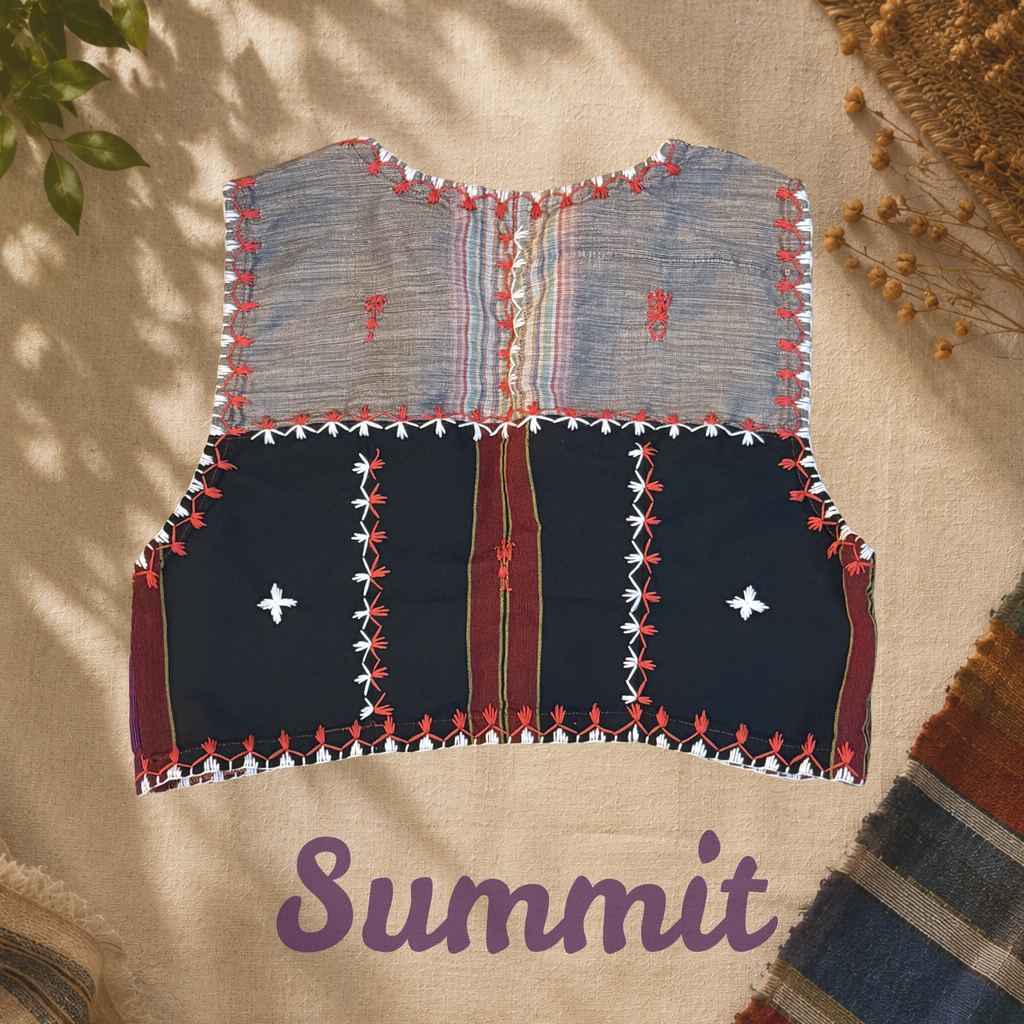 Hinabi Patchwork Vest - Summit