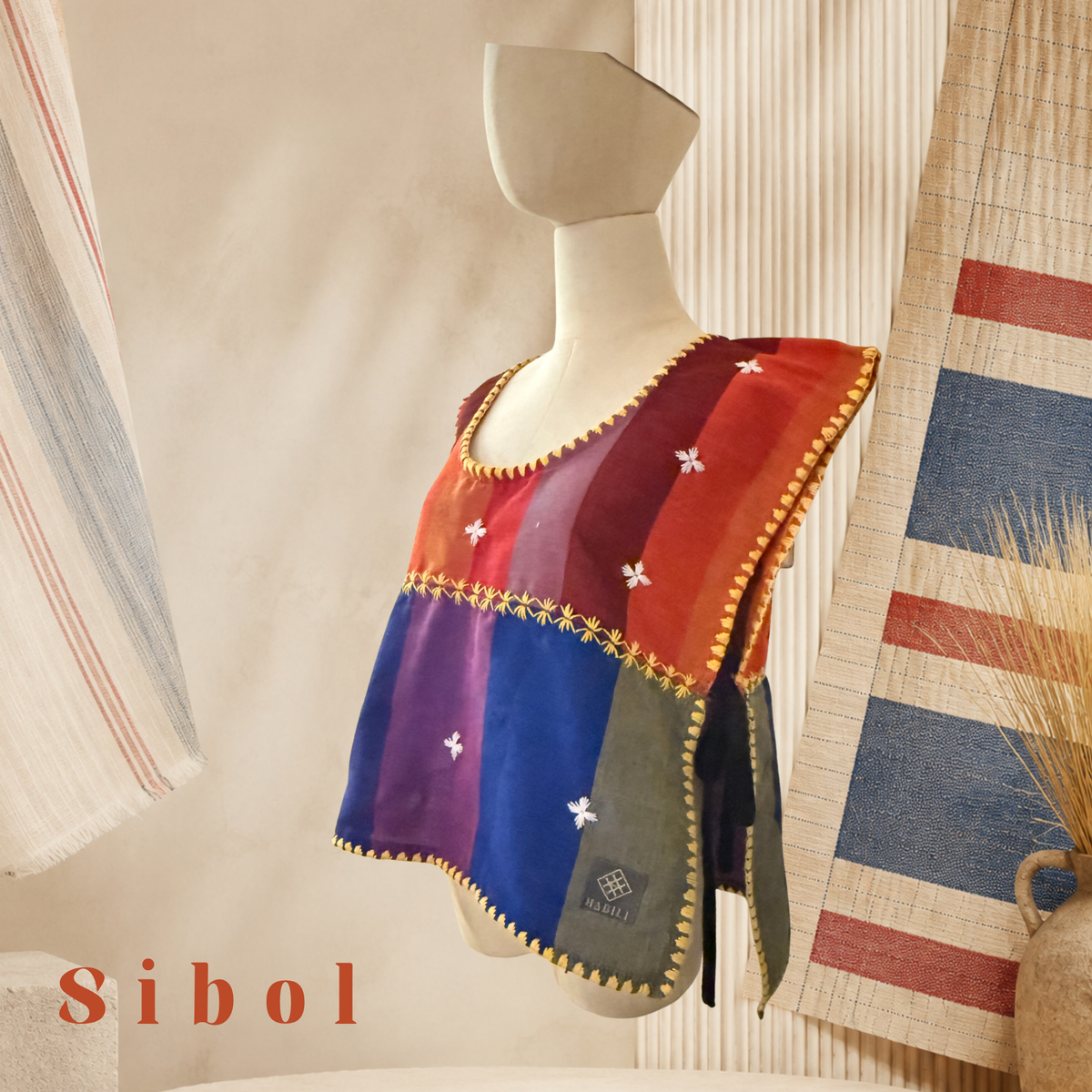 Hinabi Bib Vest - Sibol