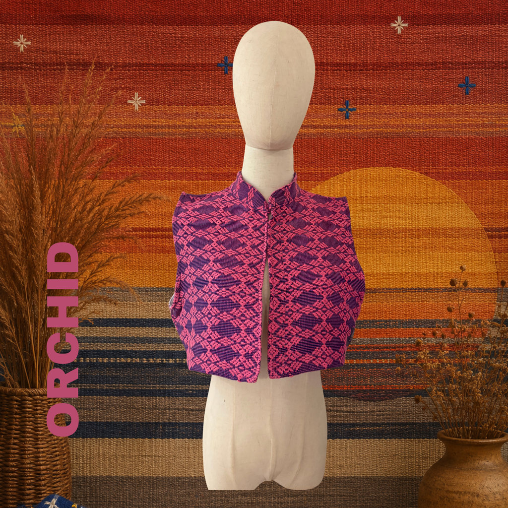 Hinabi Short Vest - Orchid