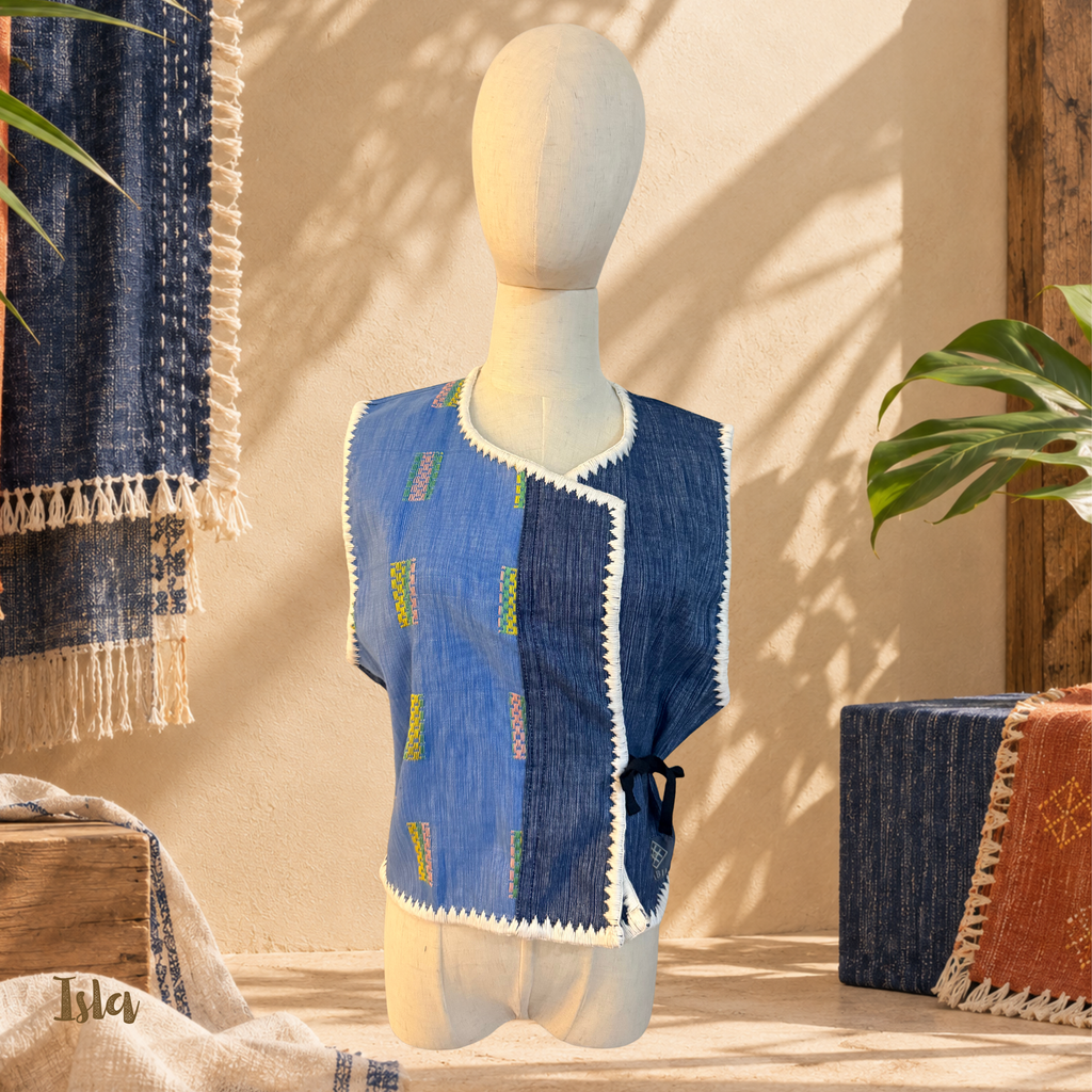 Hiraya Side Tie Vest | Isla