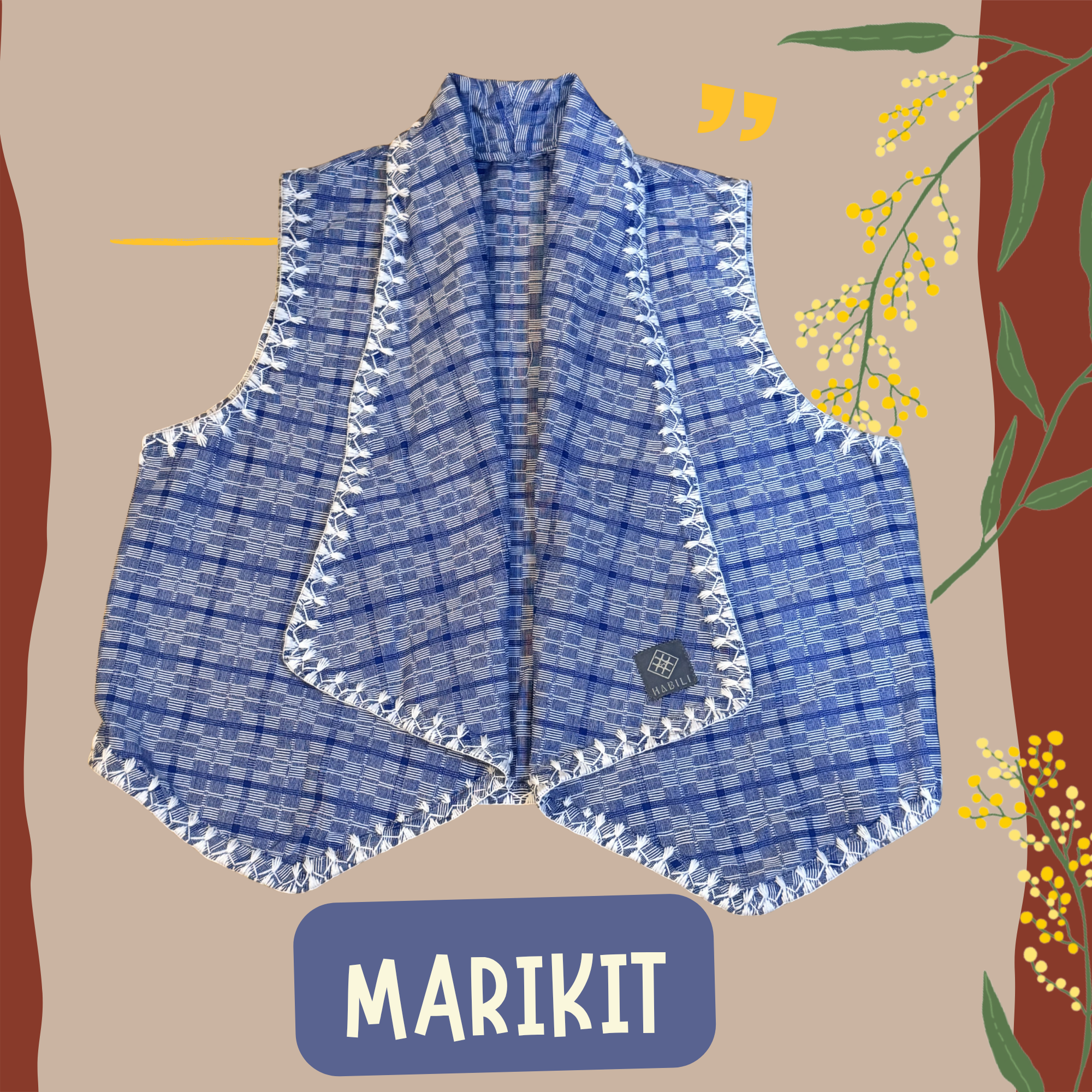 Hinabi Waterfall Vest - Marikit
