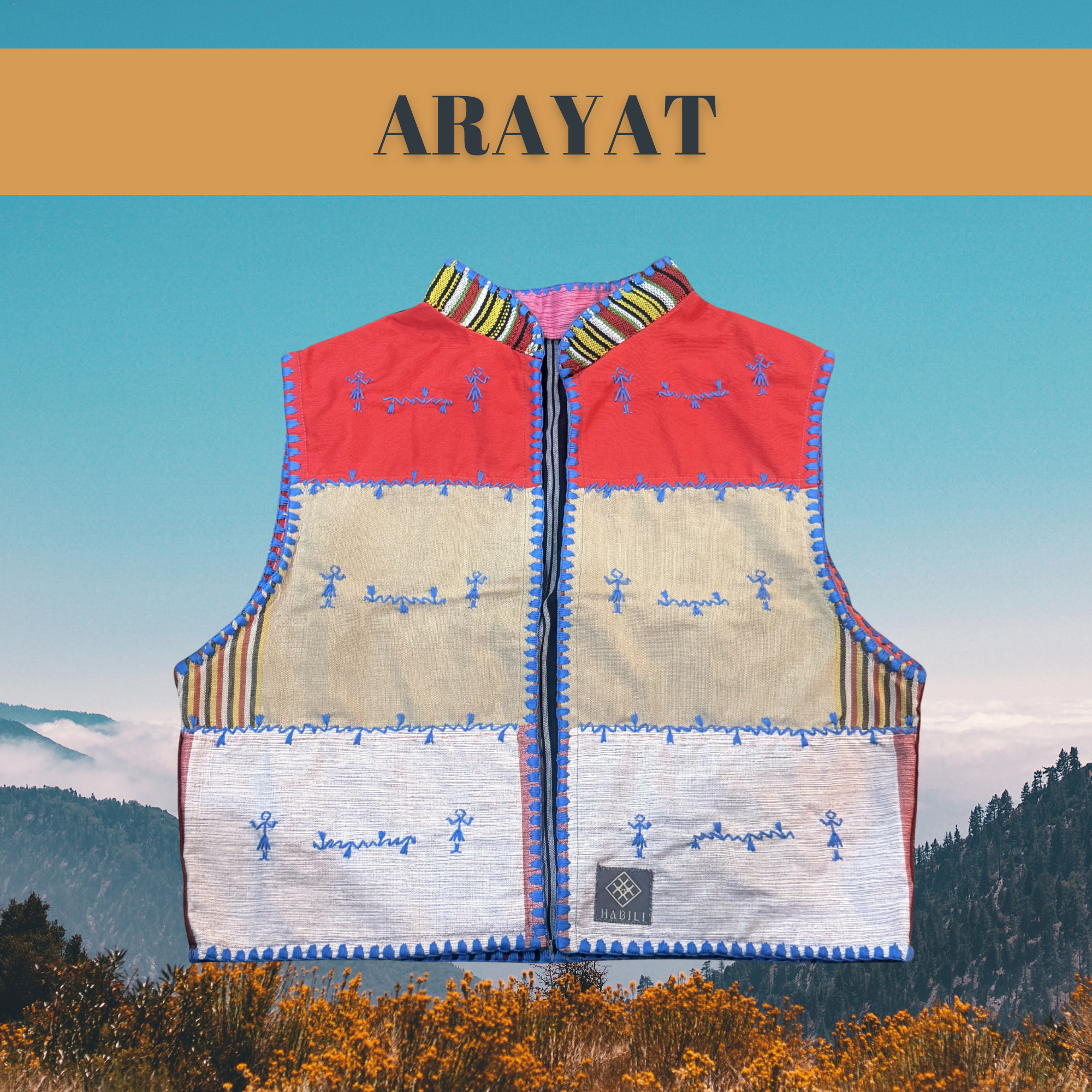 Hinabi Patchwork Vest - Arayat