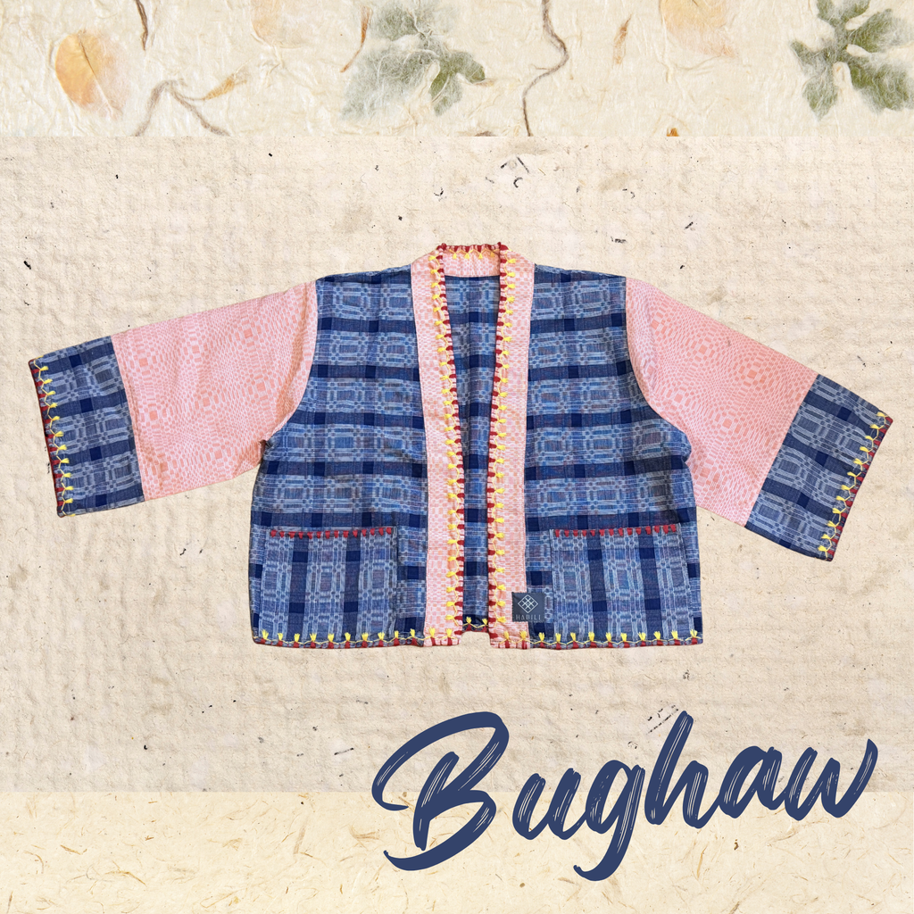 Hinabi Blazer - Bughaw
